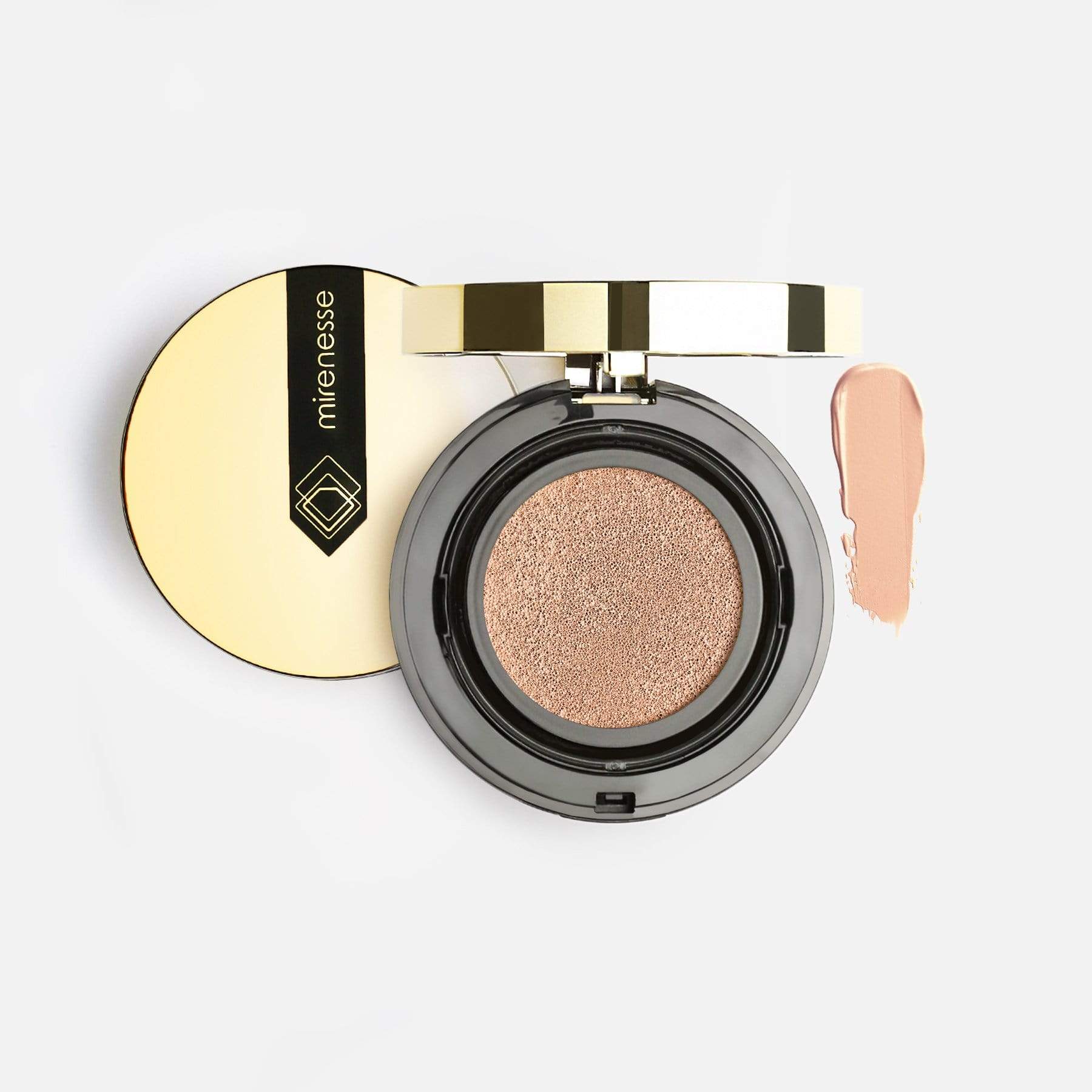 MIRENESSE FOUNDATION 10 Collagen Cushion Compact Foundation- Winner Best Foundation(round)
