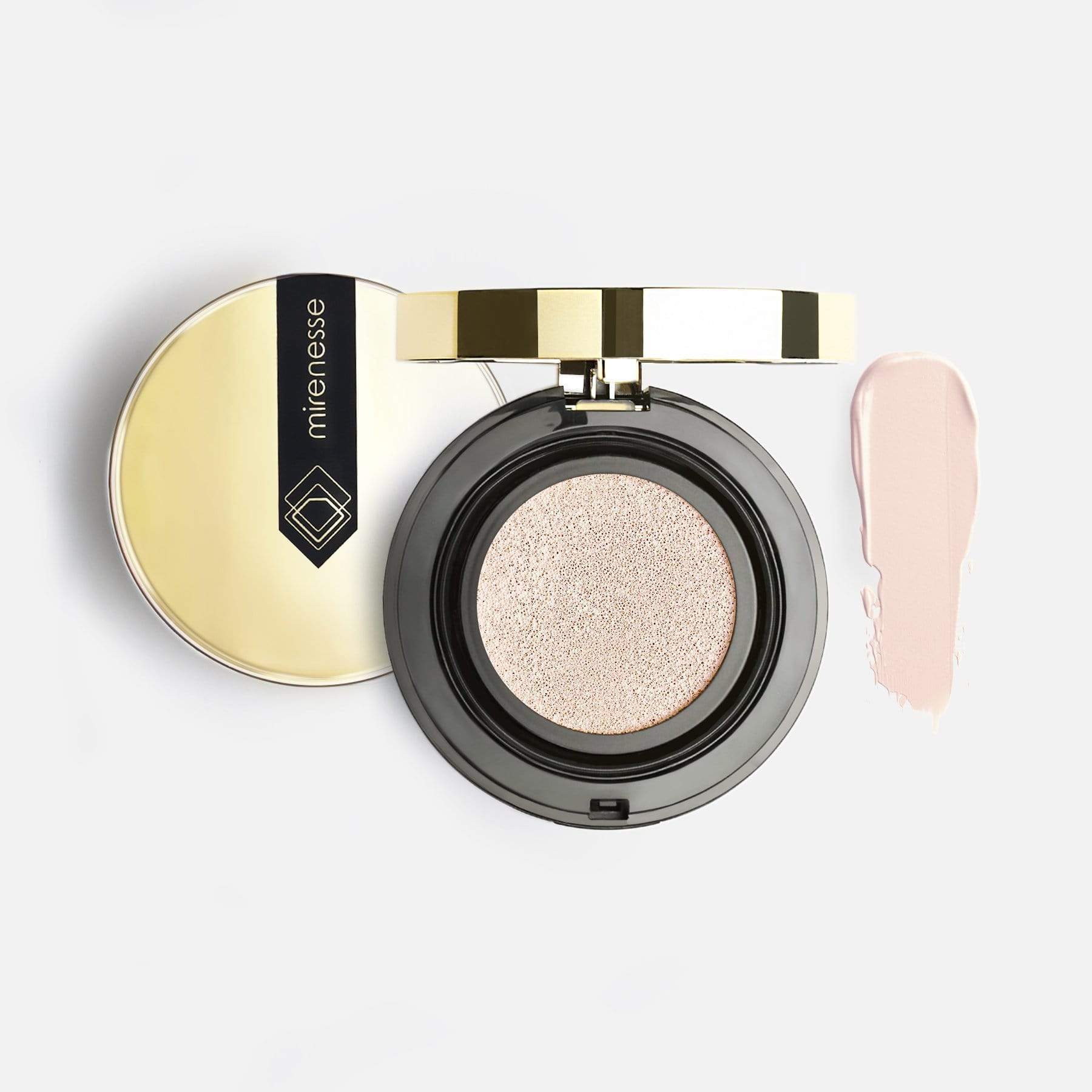 MIRENESSE FOUNDATION 10 Collagen Cushion Compact Foundation- Winner Best Foundation(round)