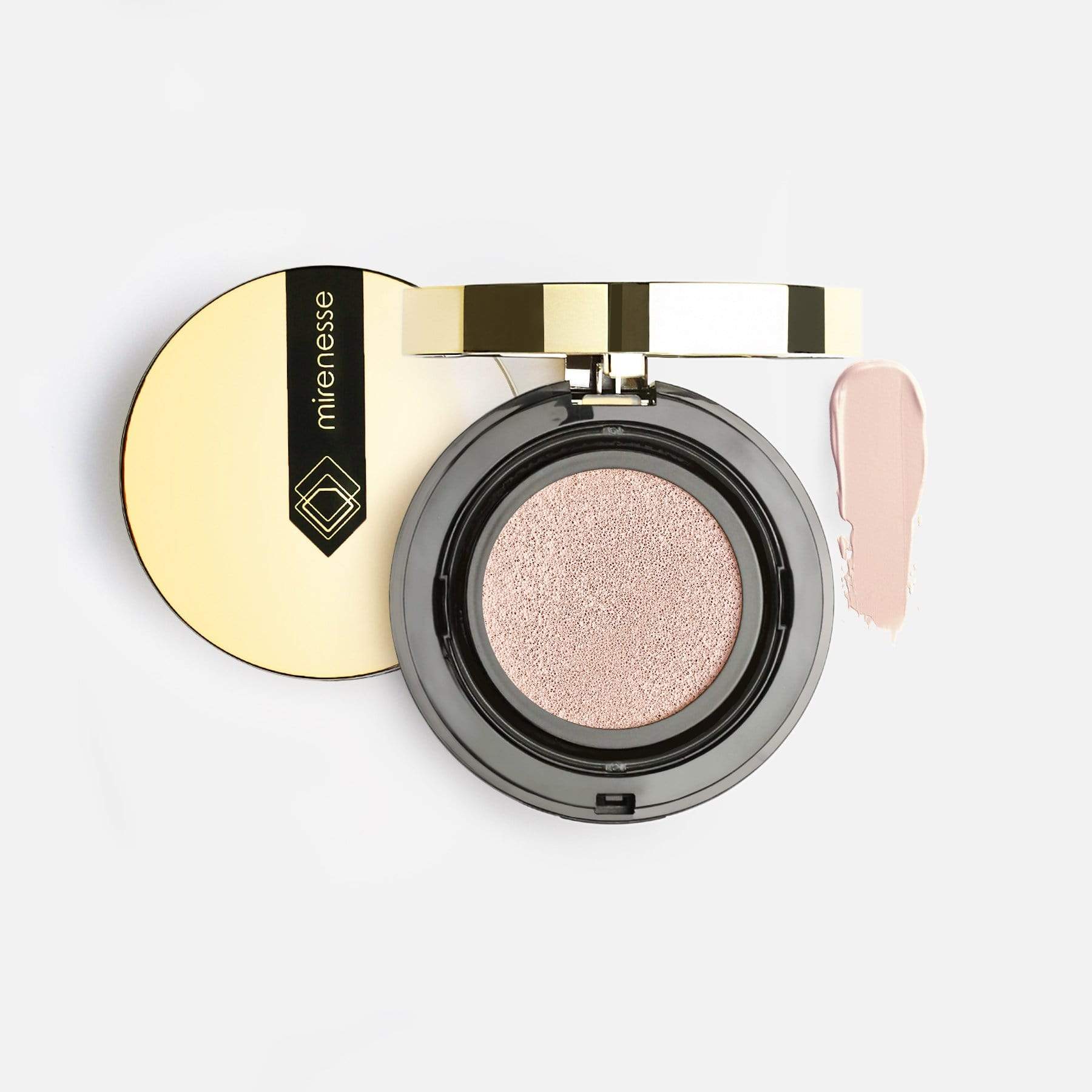 MIRENESSE FOUNDATION 10 Collagen Cushion Compact Foundation- Winner Best Foundation(round)
