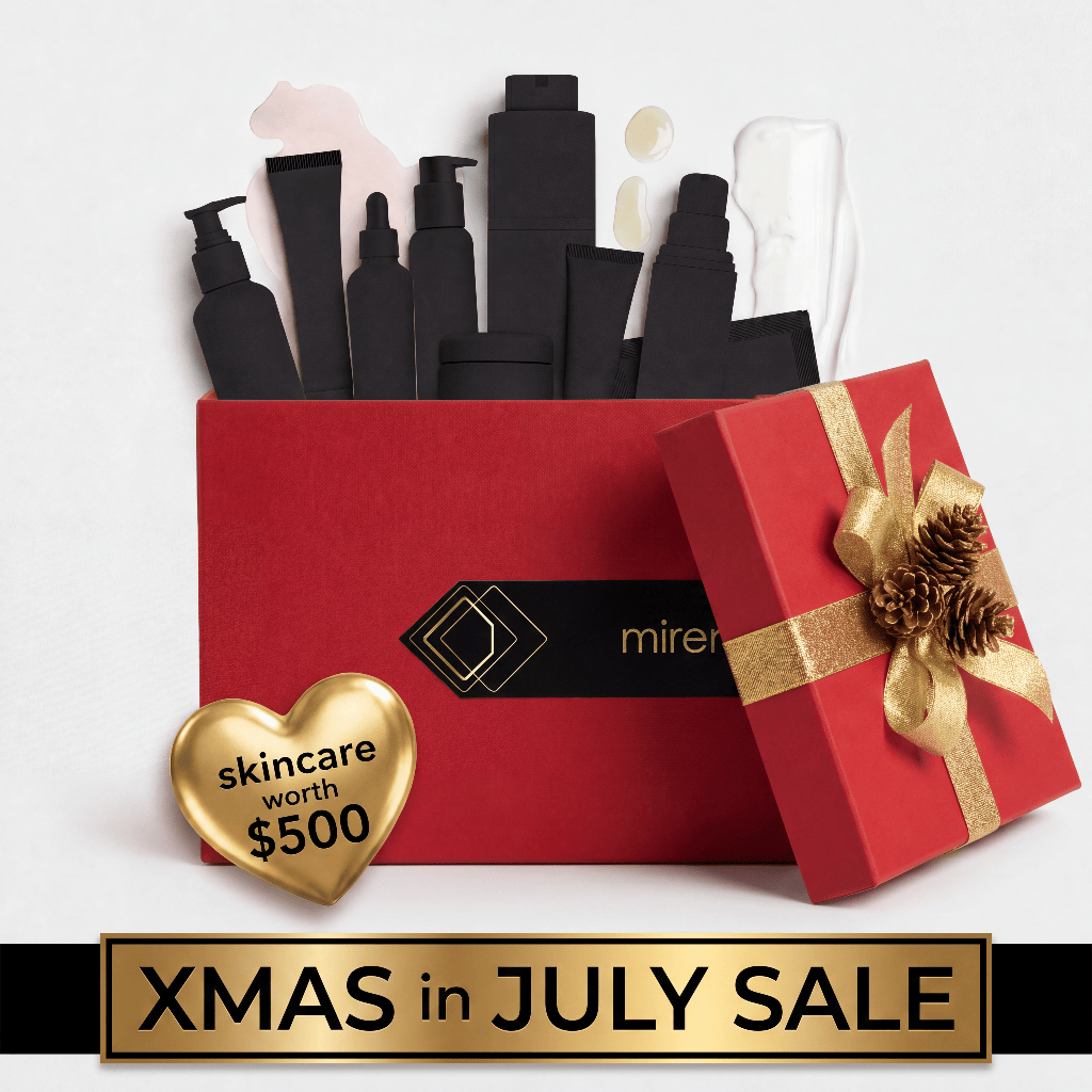 MIRENESSE PACK VIP Skincare XMAS IN JULY Worth $500+Full Sizes Glam Surprise Kit
