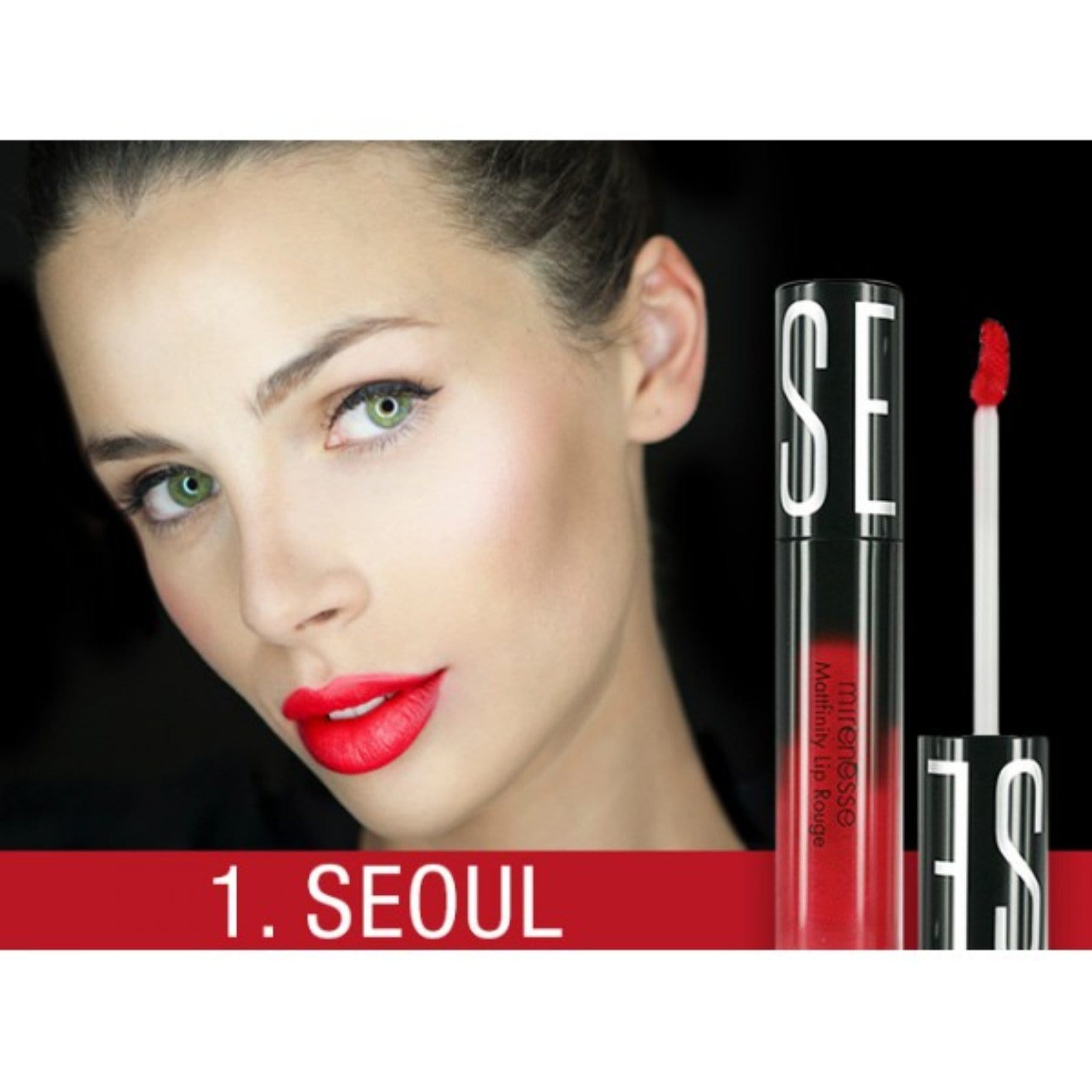 MIRENESSE LIP 1.7g / 0.05oz / 1. Seoul Mattfinity Matte Lip Rouge Mousse 1. Seoul Mini