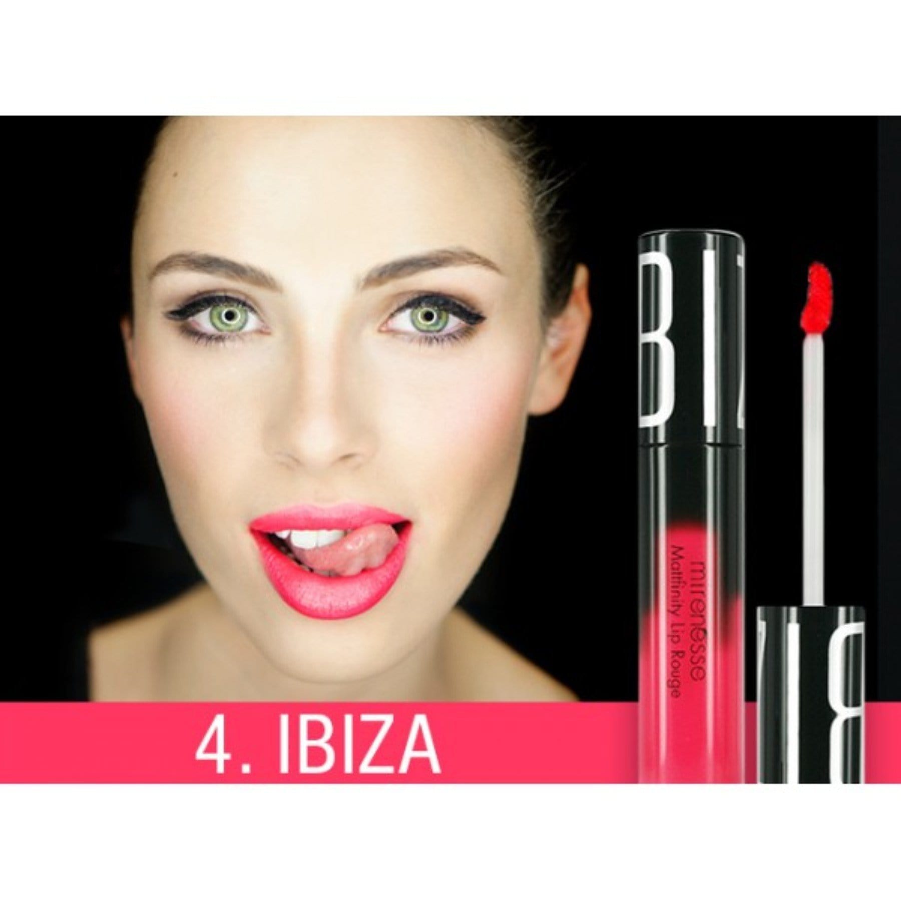 MIRENESSE LIP 1.7g / 0.05oz / 4. Ibiza Mattfinity Matte Lip Rouge Mousse 4. Ibiza Mini (AU)