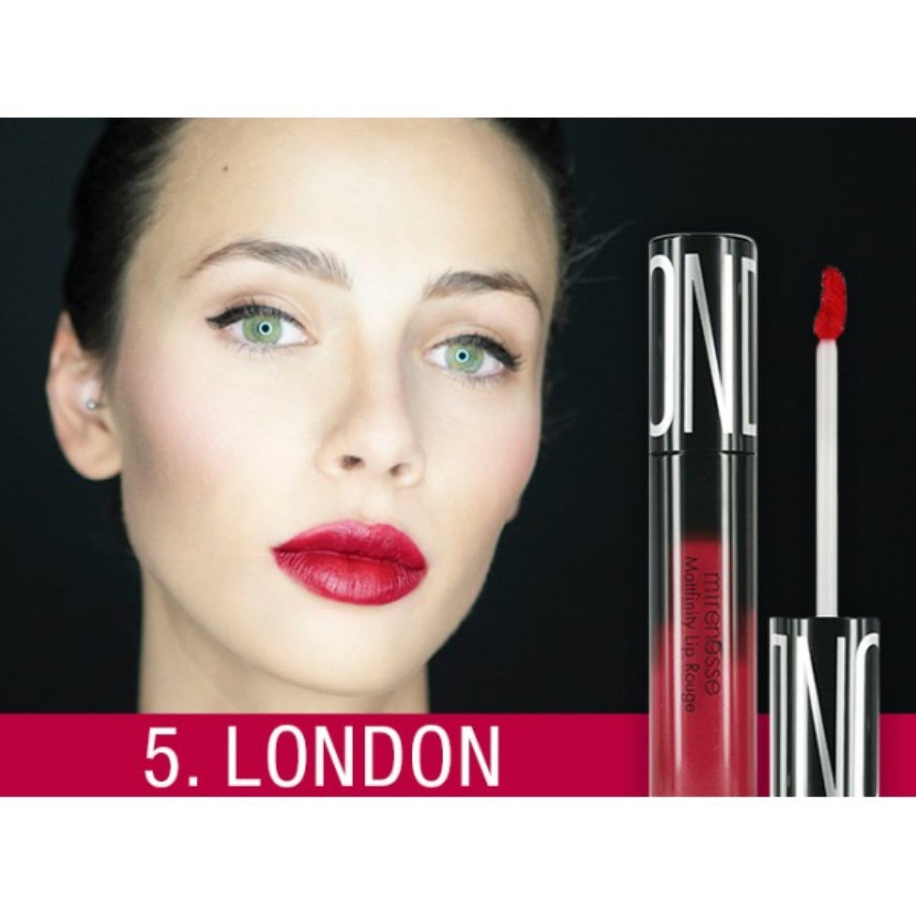MIRENESSE LIP 1.7g / 0.05oz / 5. London Mattfinity Matte Lip Rouge Mousse 5. London Mini (AU)