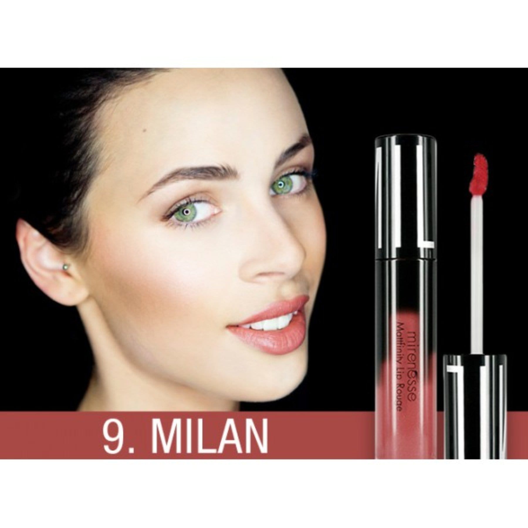 MIRENESSE LIP 7g / 0.24oz / 9. Milan Mattfinity Matte Lip Rouge Mousse 9. Milan