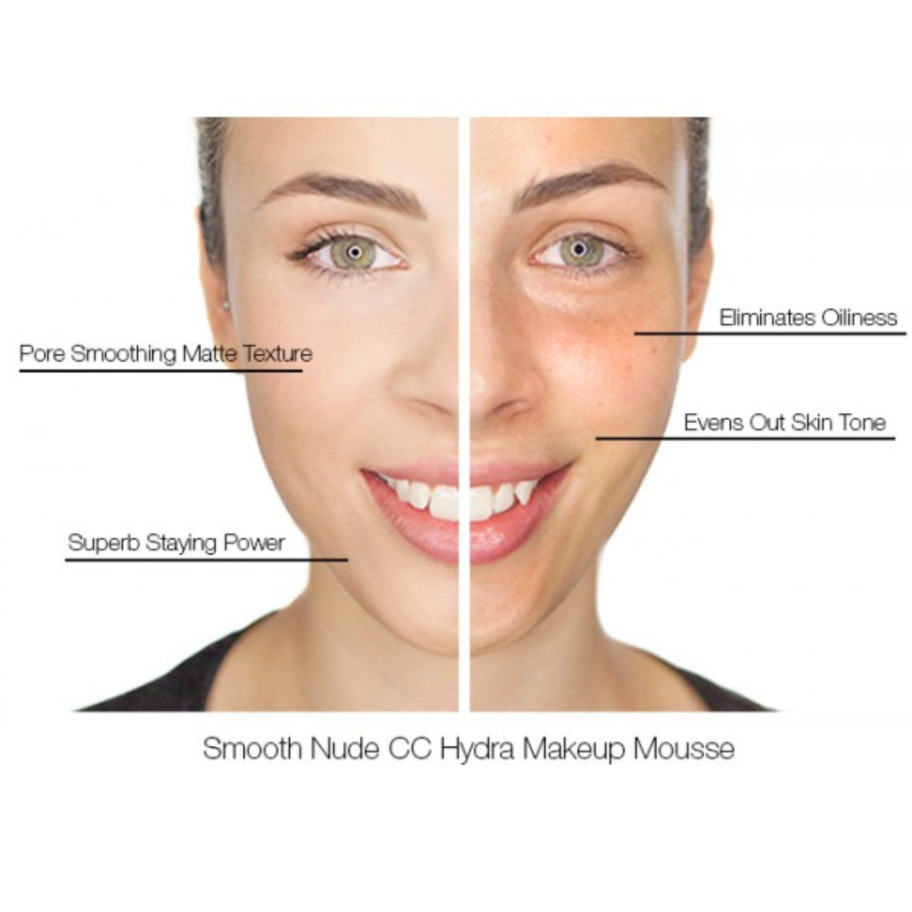MIRENESSE FOUNDATION Smooth Nude High Cover Mousse Foundation Mini
