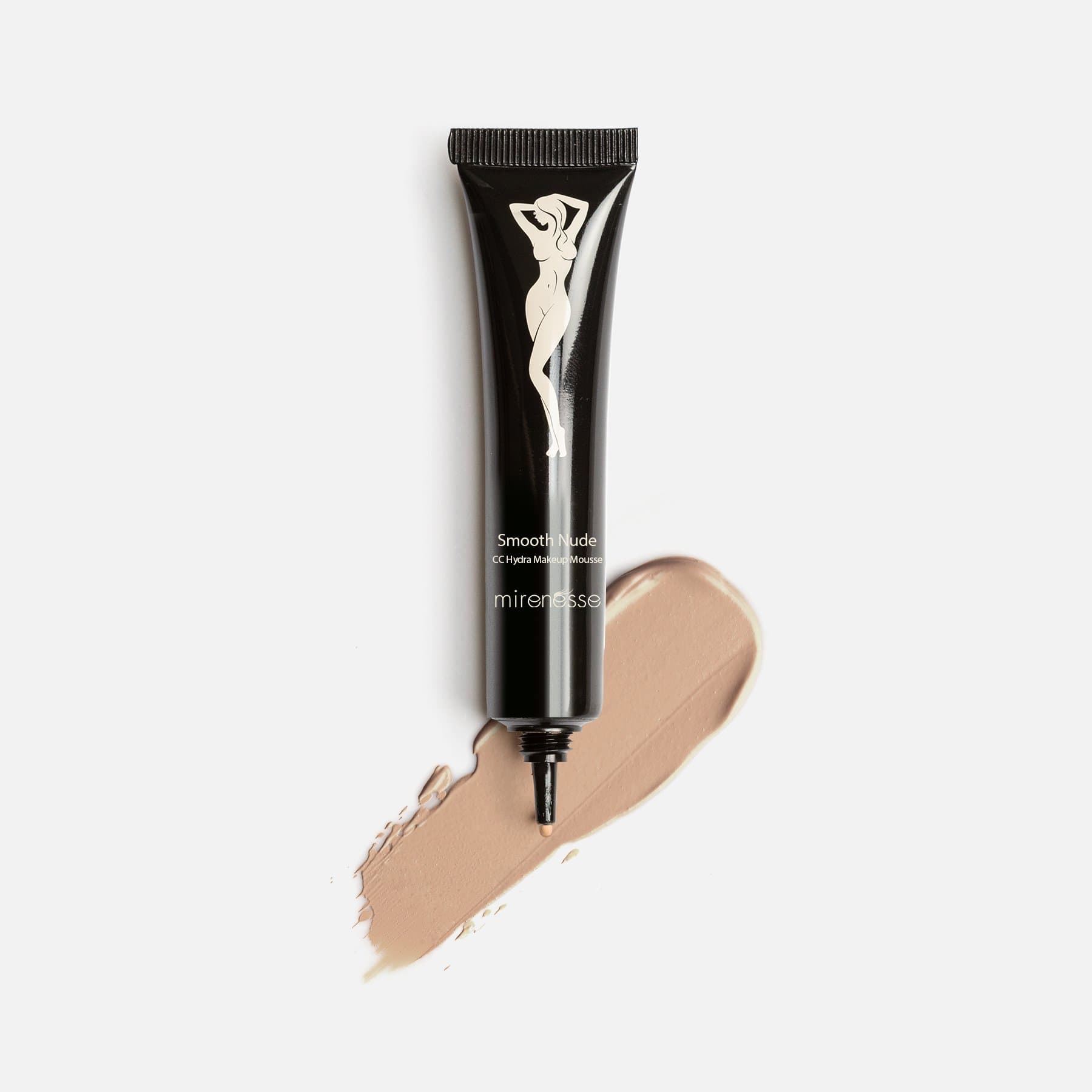 MIRENESSE FOUNDATION 10g / 0.35oz / 25. Bronze Smooth Nude High Cover Mousse Foundation Mini