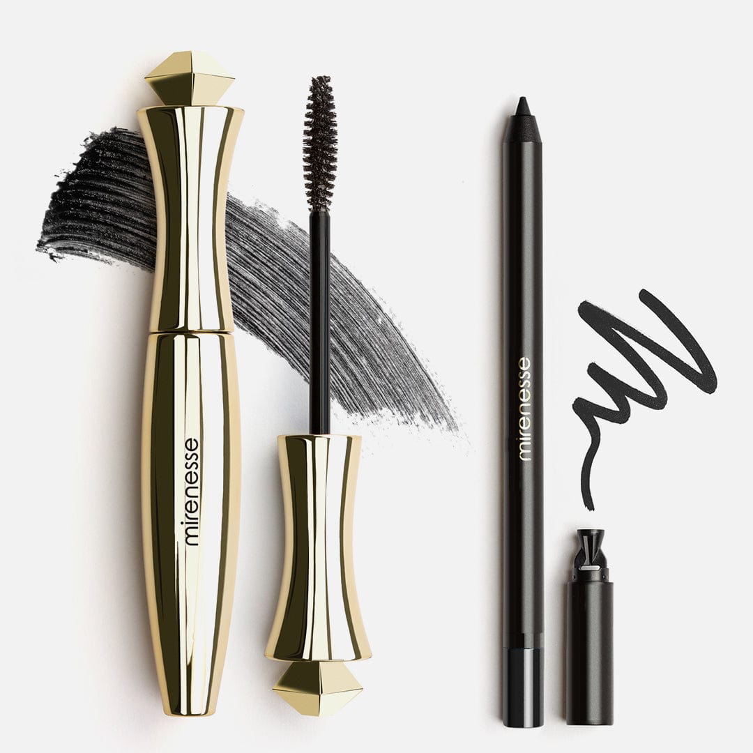 MIRENESSE PACK EYE Full Size Secret Weapon 24hr Mascara + Ink Liner- Black