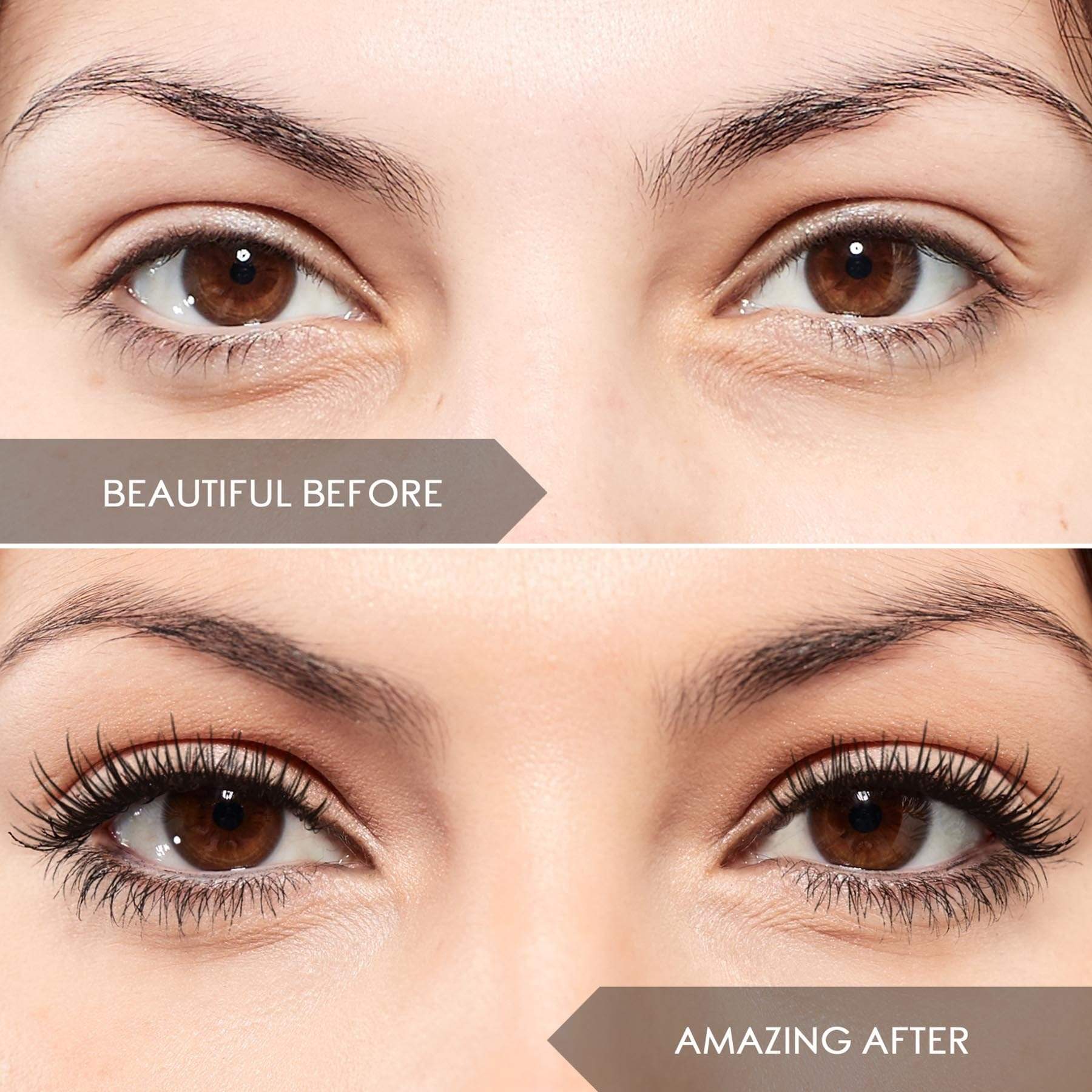 MIRENESSE MASCARA Secret Weapon Cougar Mascara Comb On 24hr Liquid Lashes Black Velvet