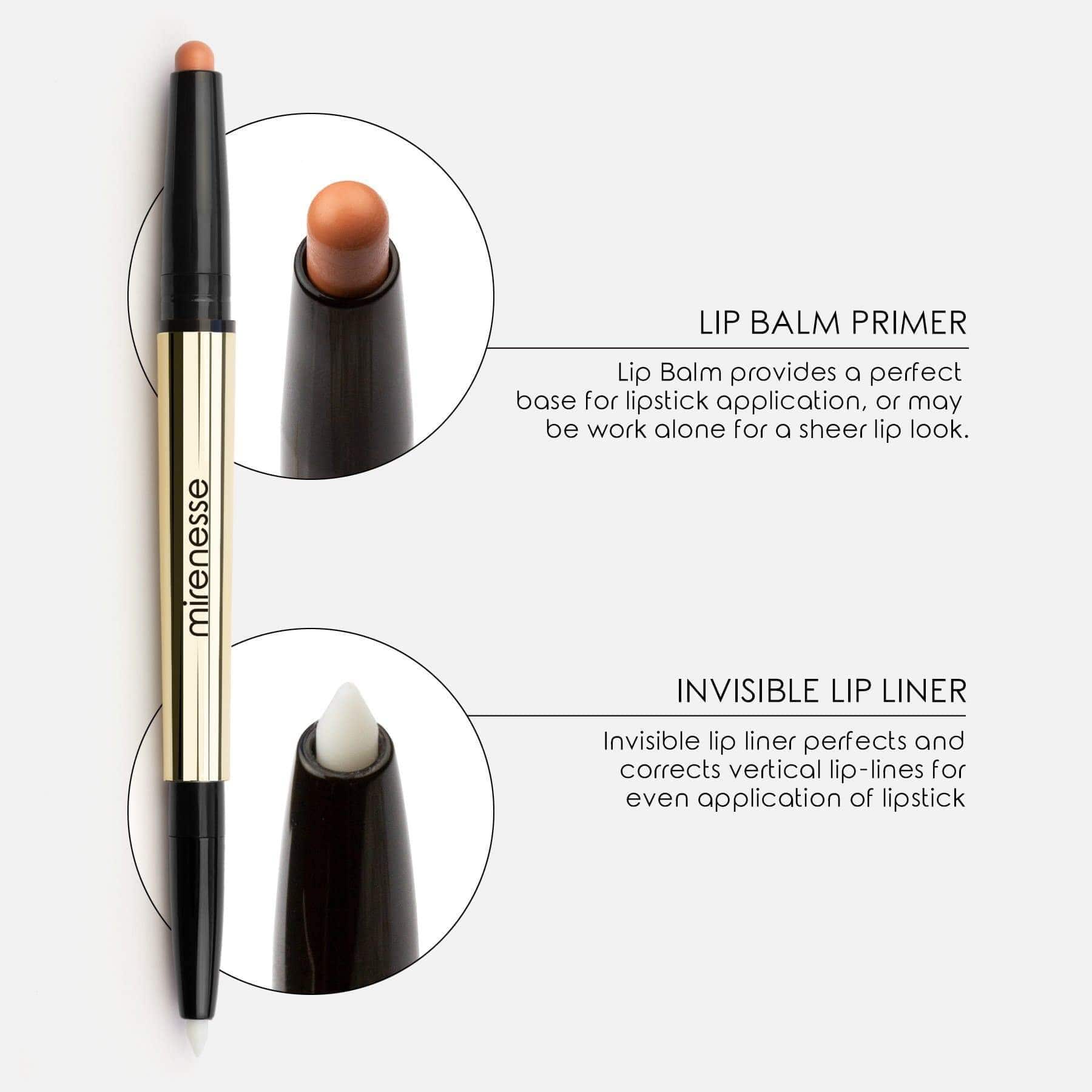 MIRENESSE LIP 0.6g/0.12g / 0.02oz/0.004oz Natural Lip Primer Duet