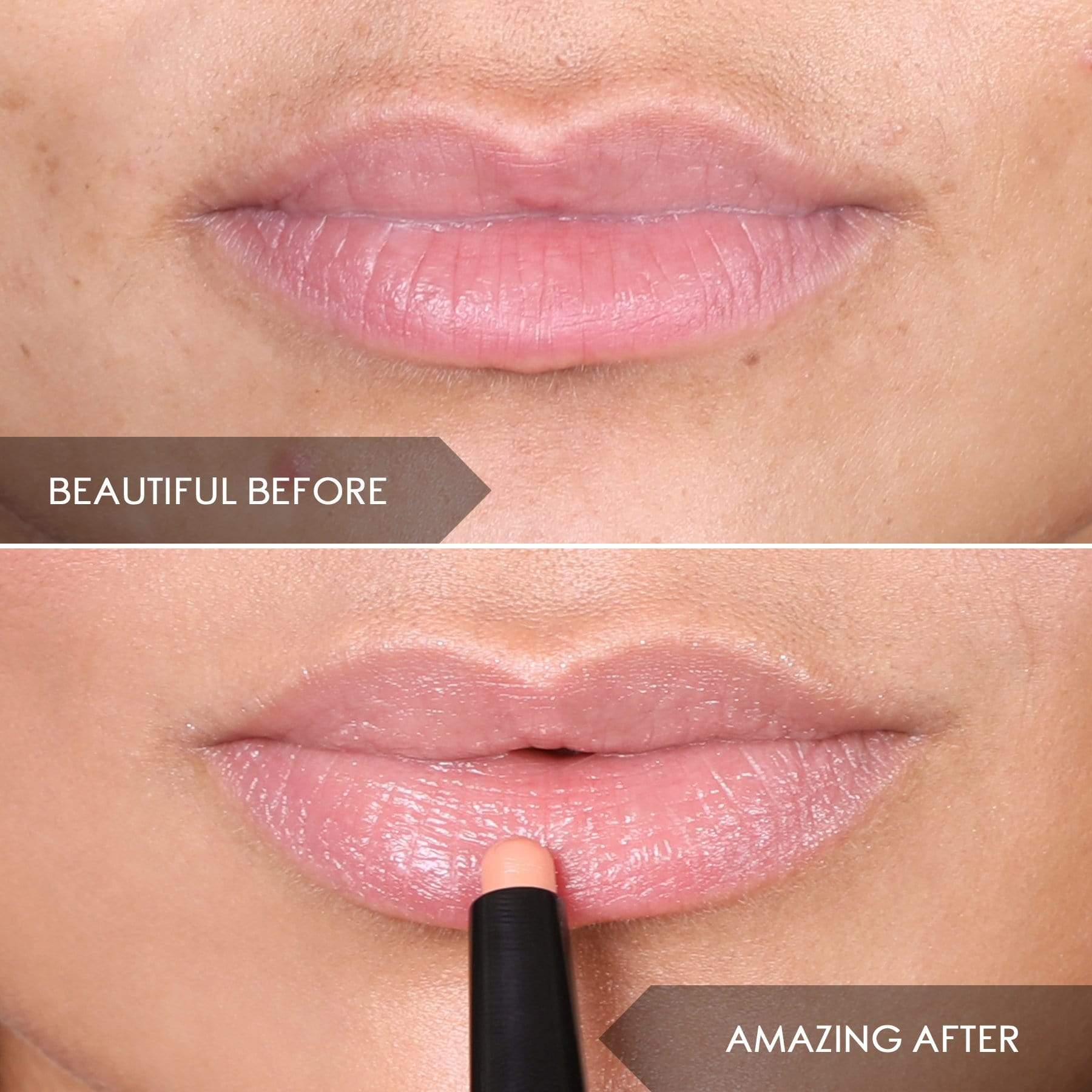 MIRENESSE LIP 0.6g/0.12g / 0.02oz/0.004oz Natural Lip Primer Duet
