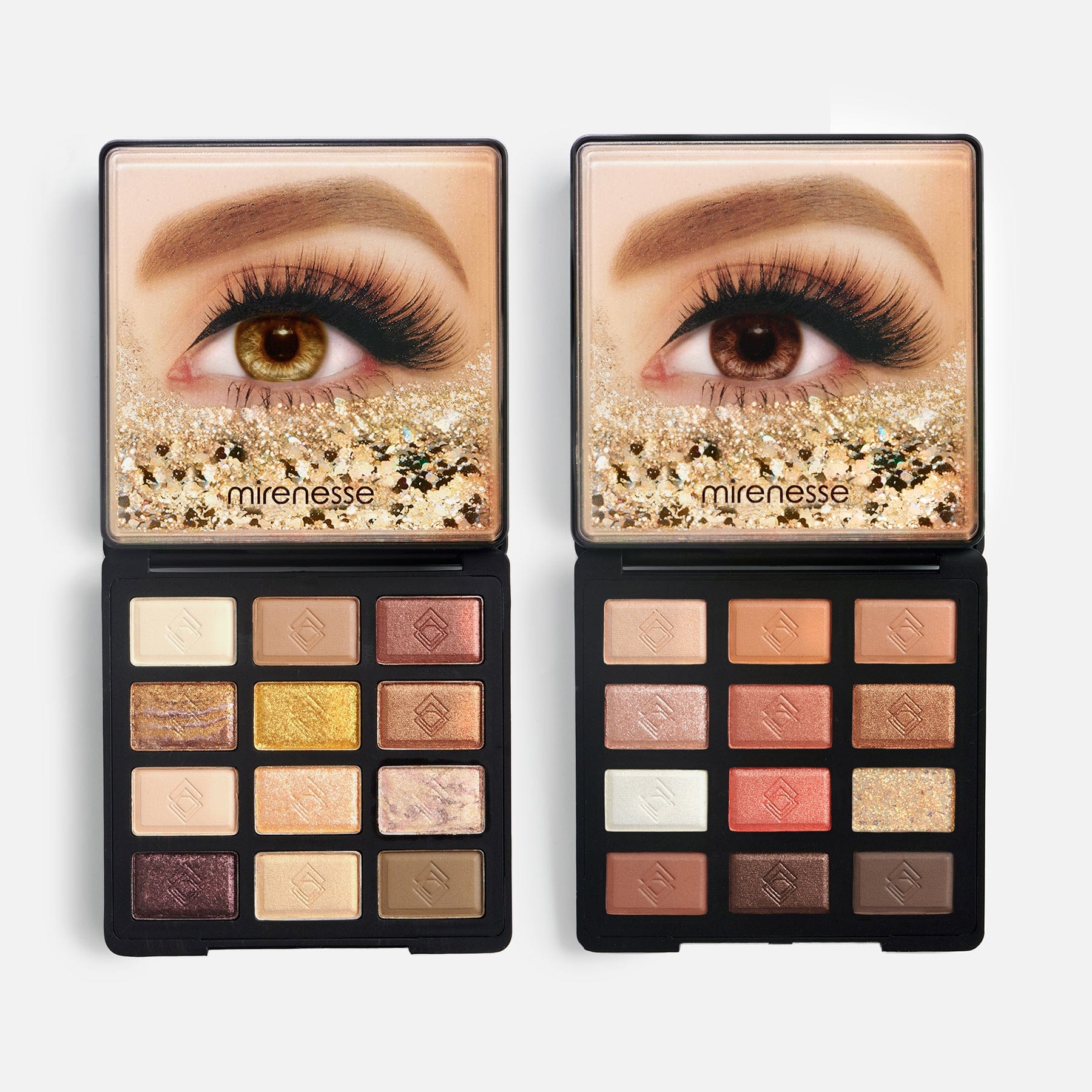 MIRENESSE EYE SHADOW The Lovers Collection - Naked Lust /Nude Honey Eyeshadow Palette Duo