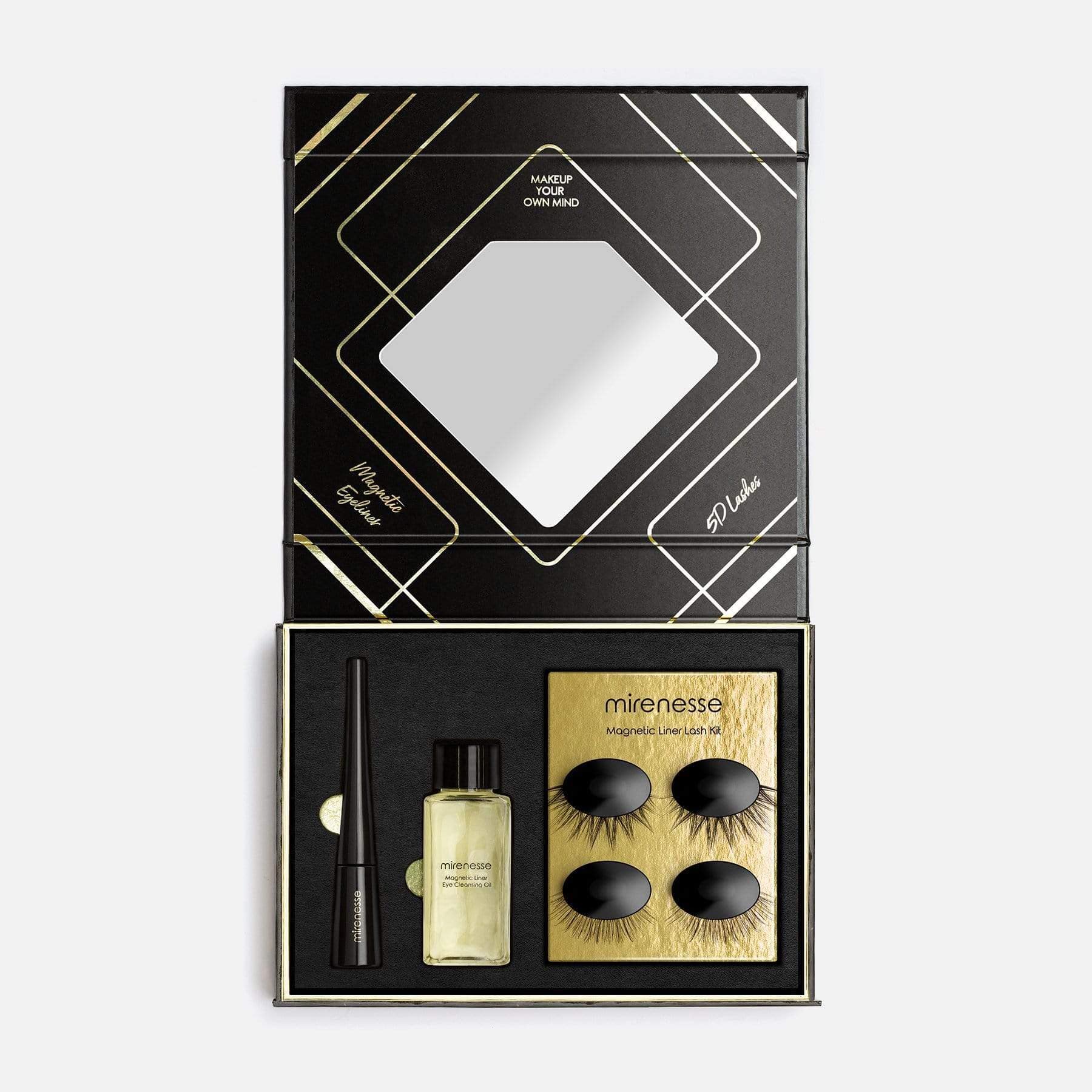 MIRENESSE LASHES Winner Best Magnomatic Magnetic Eyeliner + 5d Lashes - Natural Audrey