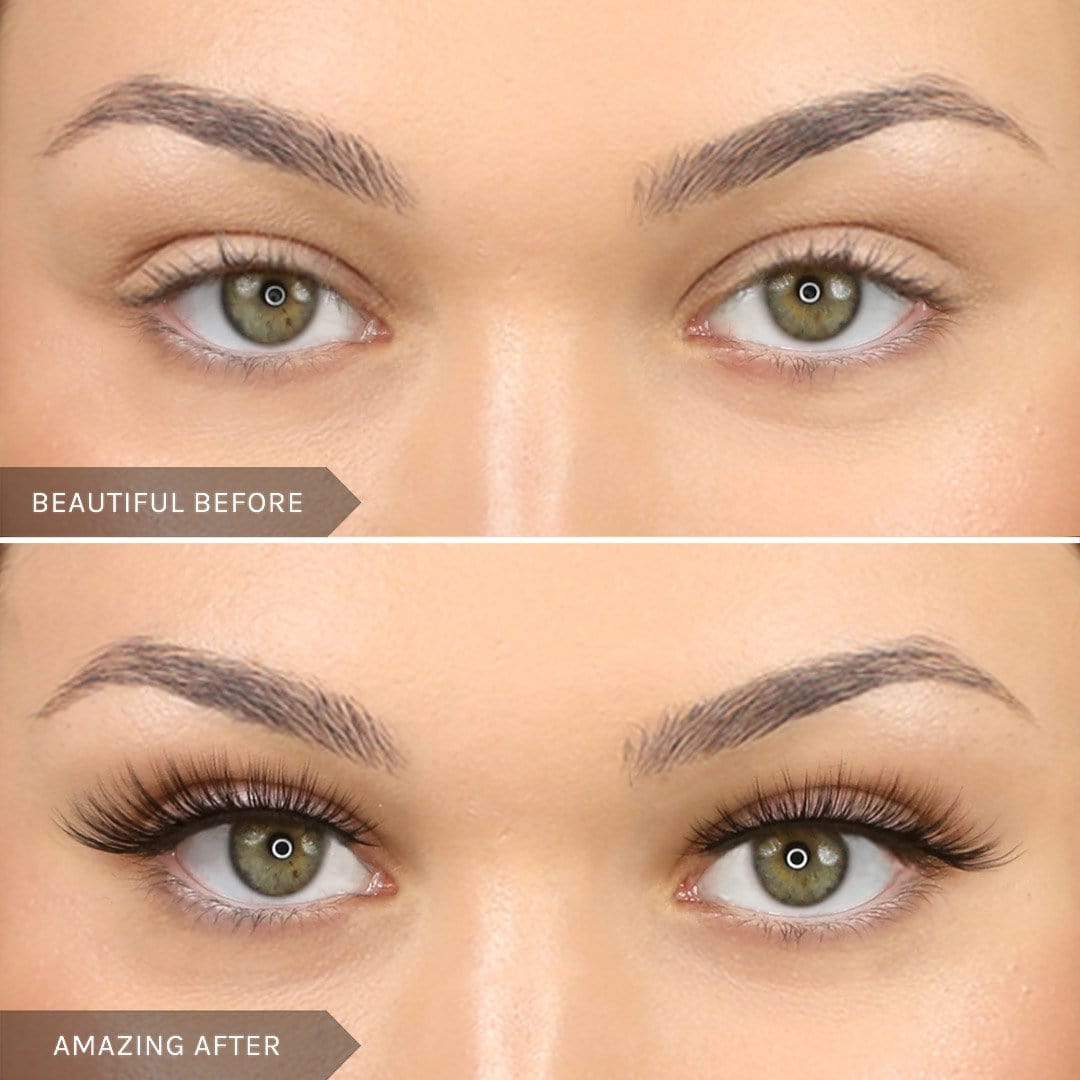 MIRENESSE PACK EYE Natural - Easy False Lashes & 4D Wing Stamp Liner
