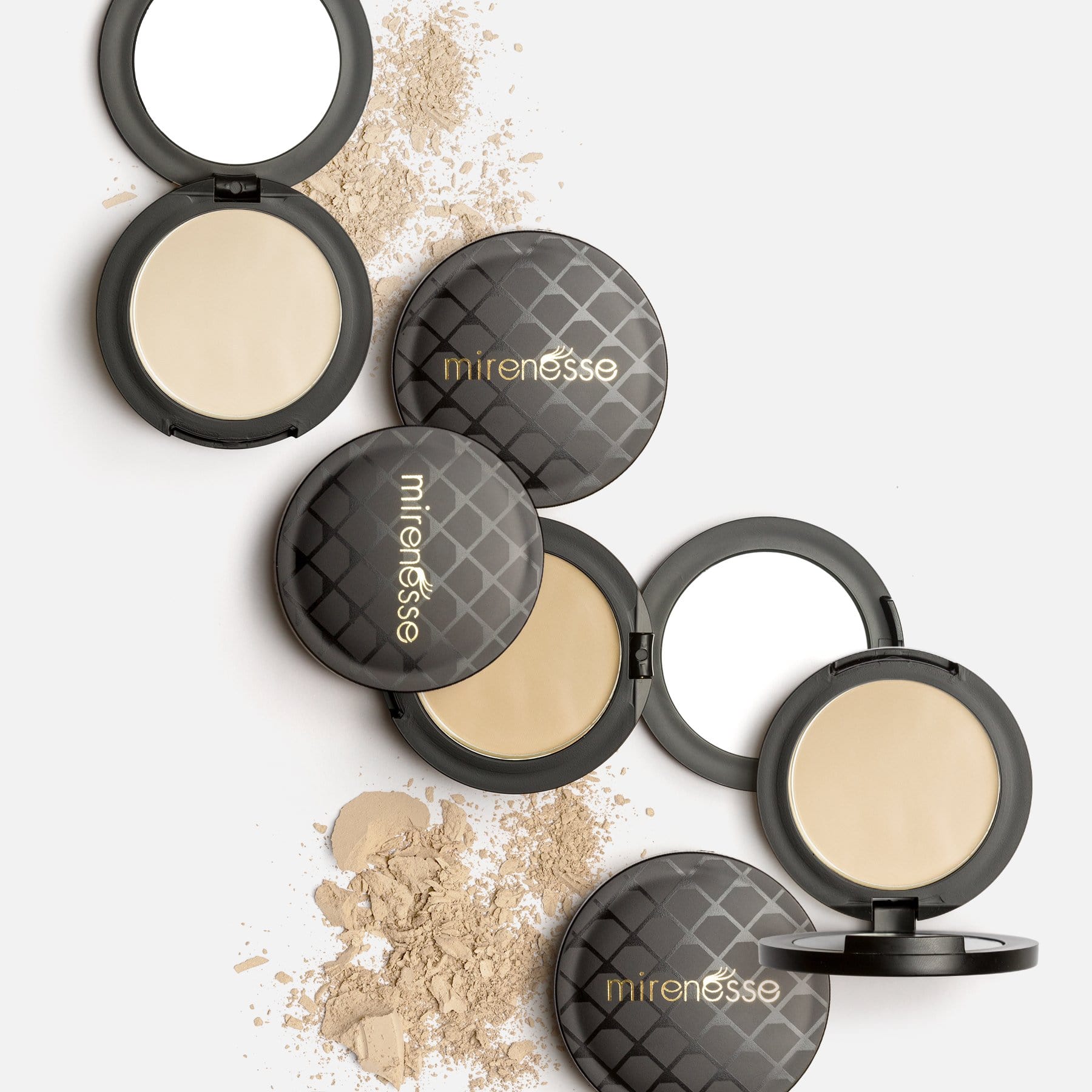 MIRENESSE POWDER 6g / 0.21oz / 25. Bronze Skin Clone Mineral Powder Foundation SPF15 Mini - 25. Bronze
