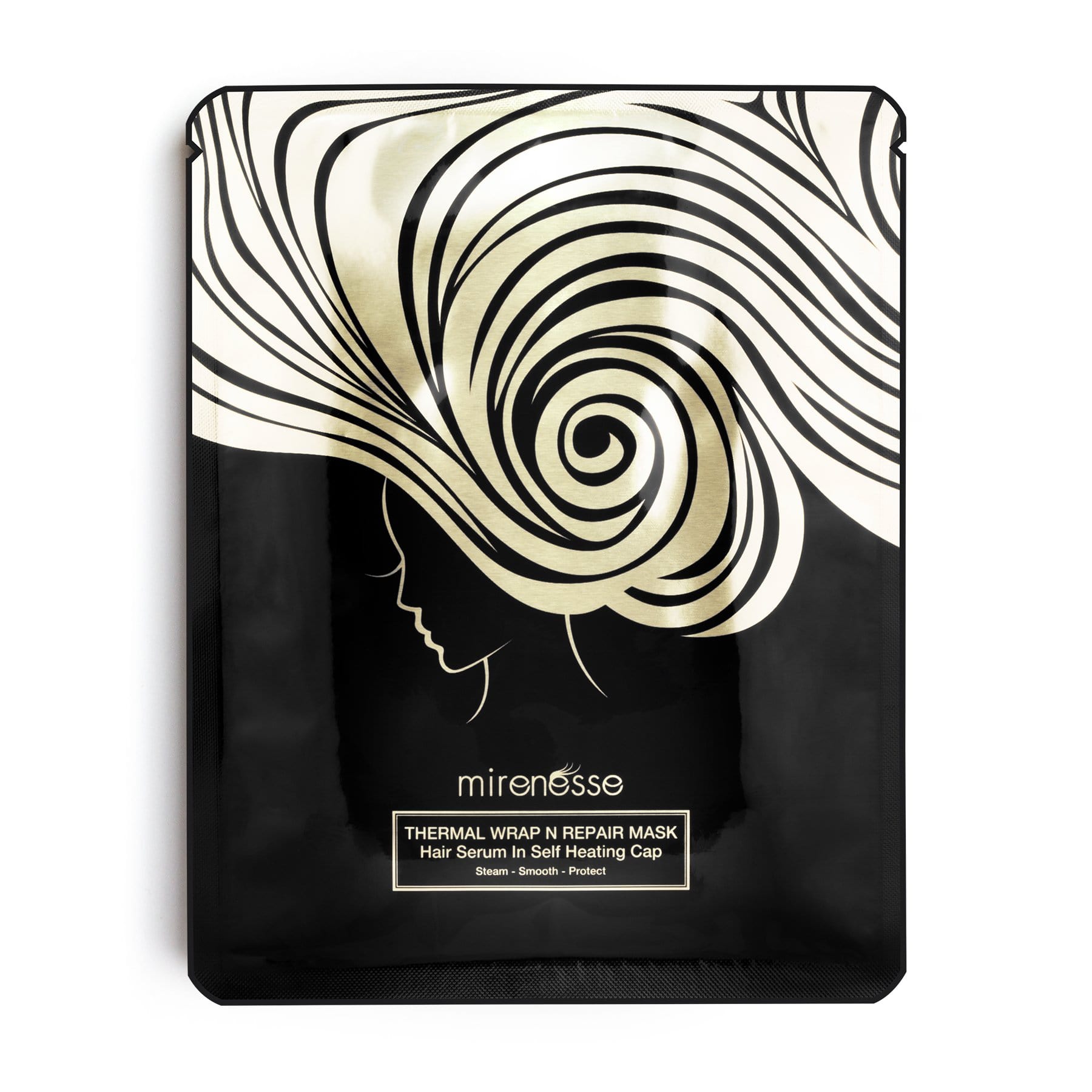 MIRENESSE PACK AON 40g/ 1.4oz x 3 Thermal Wrap N Repair Hair Mask 3 Pack -Winner Best Hair Innovation - 40g / 1.4oz X3