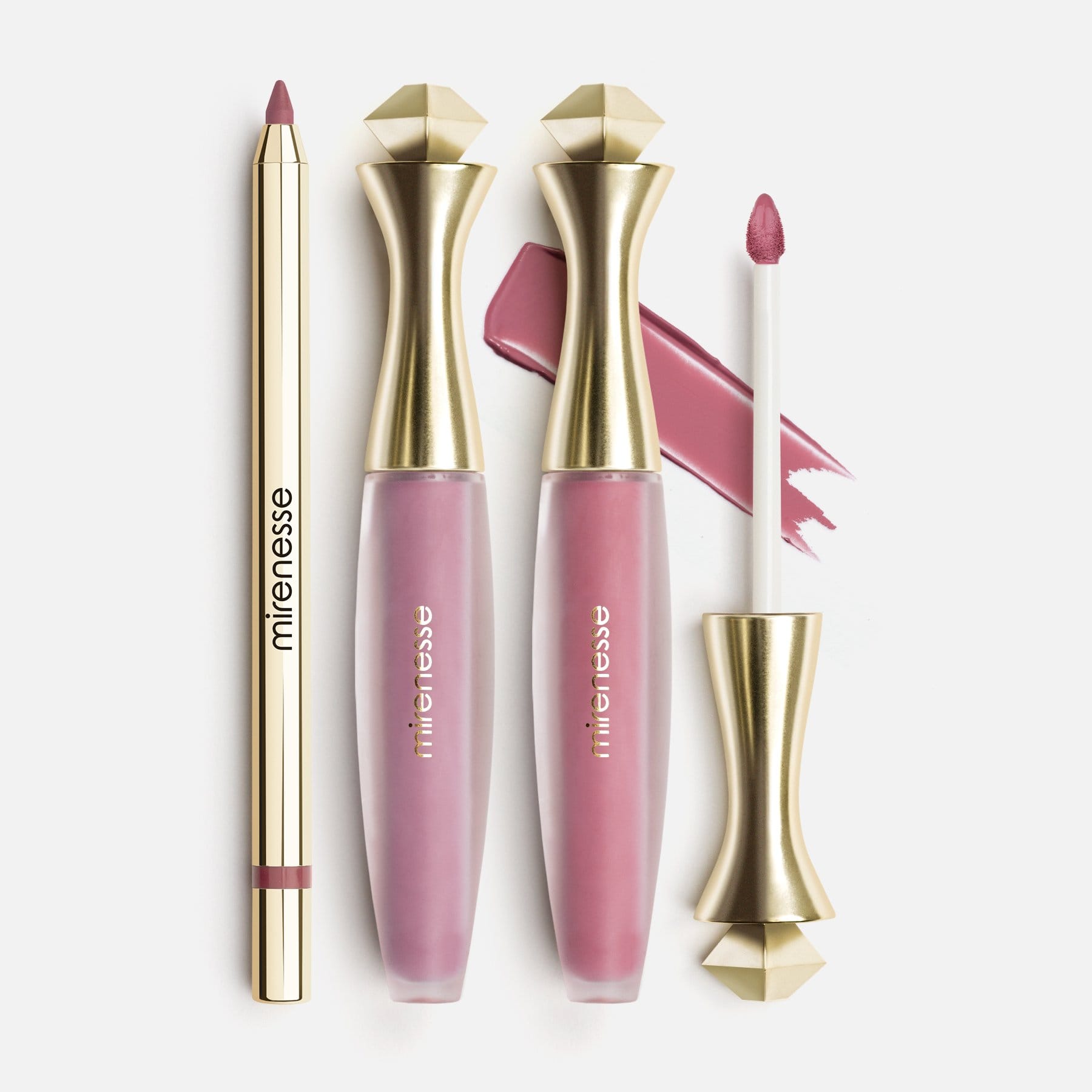 MIRENESSE PACK LIP Handmaids Kiss All Day Lip Kit Matte Velvet-3pce