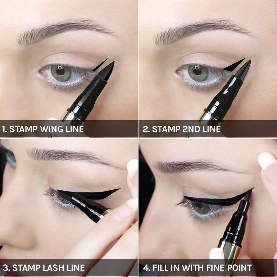 MIRENESSE PACK EYE Extreme Volume Eyes 4D Eyeliner Stamp & Mascara