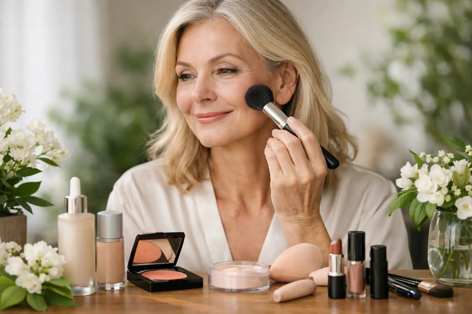 Makeup Routine for Mature Skin That Lasts