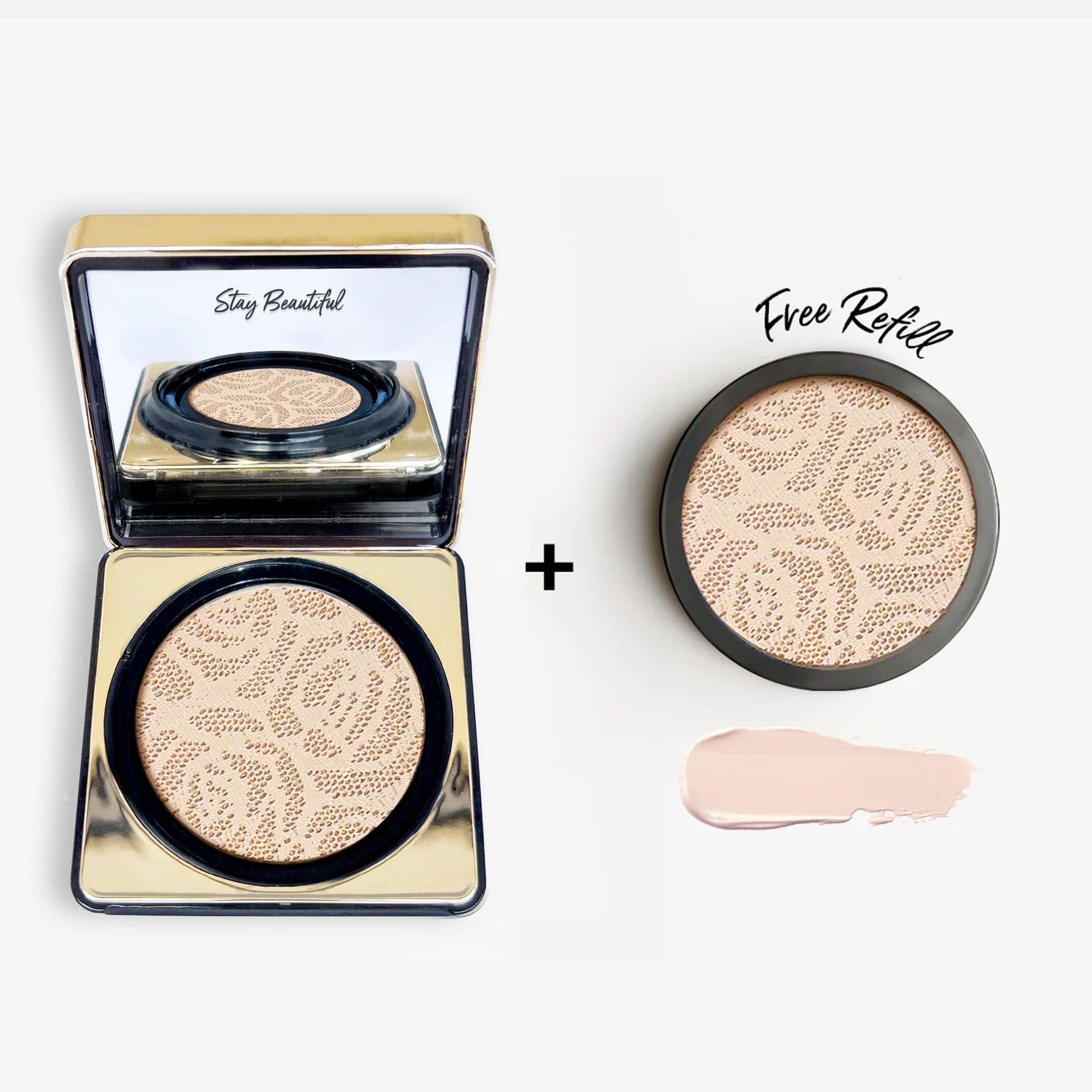 Unlock Your Flawless Glow with Mirenesse's 10 Collagen Cushion Compact Supreme Serum Foundation 💫