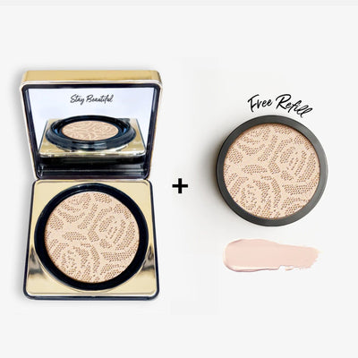 Unlock Your Flawless Glow with Mirenesse's 10 Collagen Cushion Compact Supreme Serum Foundation 💫