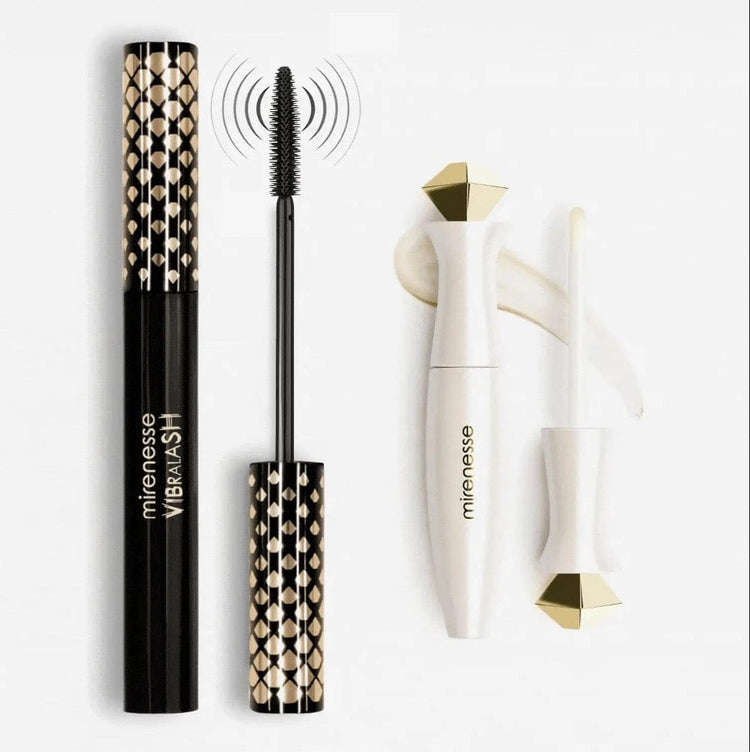 Mirenesse MASCARA Vibralash Extreme Length Tubing Mascara + 4D Lash & Brow Growth Serum 2PCE Kit