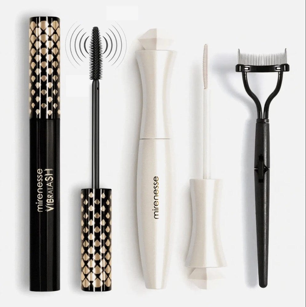 MIRENESSE MASCARA Secret Weapon Vibralash Automatic Tubing Mascara Mega Volume 3 PCE Kit