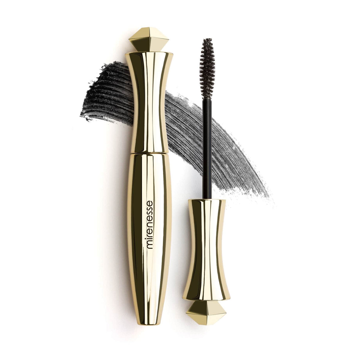 MIRENESSE PREPACK New Secret Weapon 24hr Mascara - Original Prepack Of 24 + Free Black Eyeliner + Display