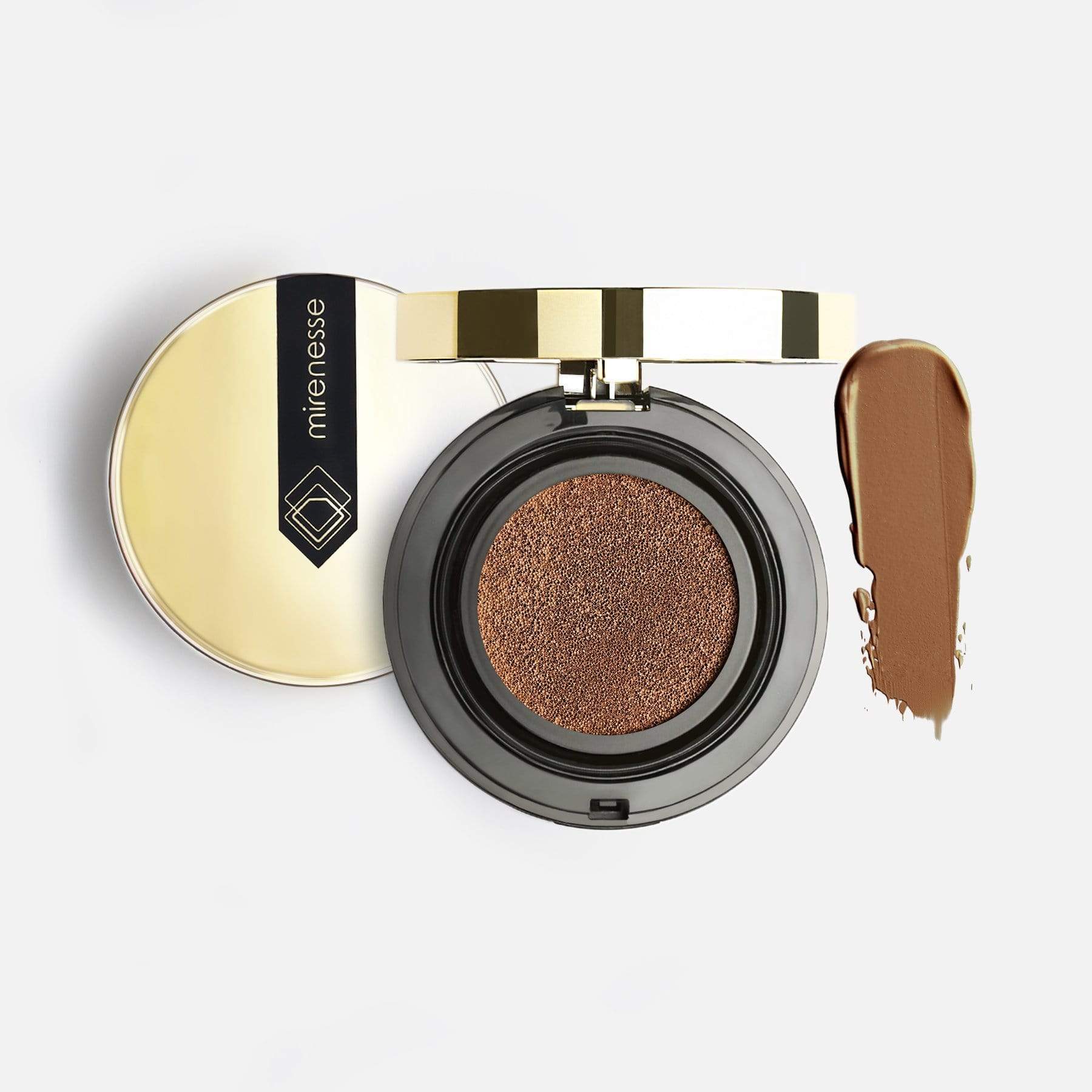 MIRENESSE FOUNDATION 15g / 0.53oz / 30. Espresso 10 Collagen Cushion Compact Foundation- Winner Best Foundation(round)