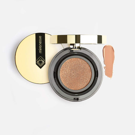MIRENESSE FOUNDATION 10 Collagen Cushion Compact Foundation- Winner Best Foundation(round)