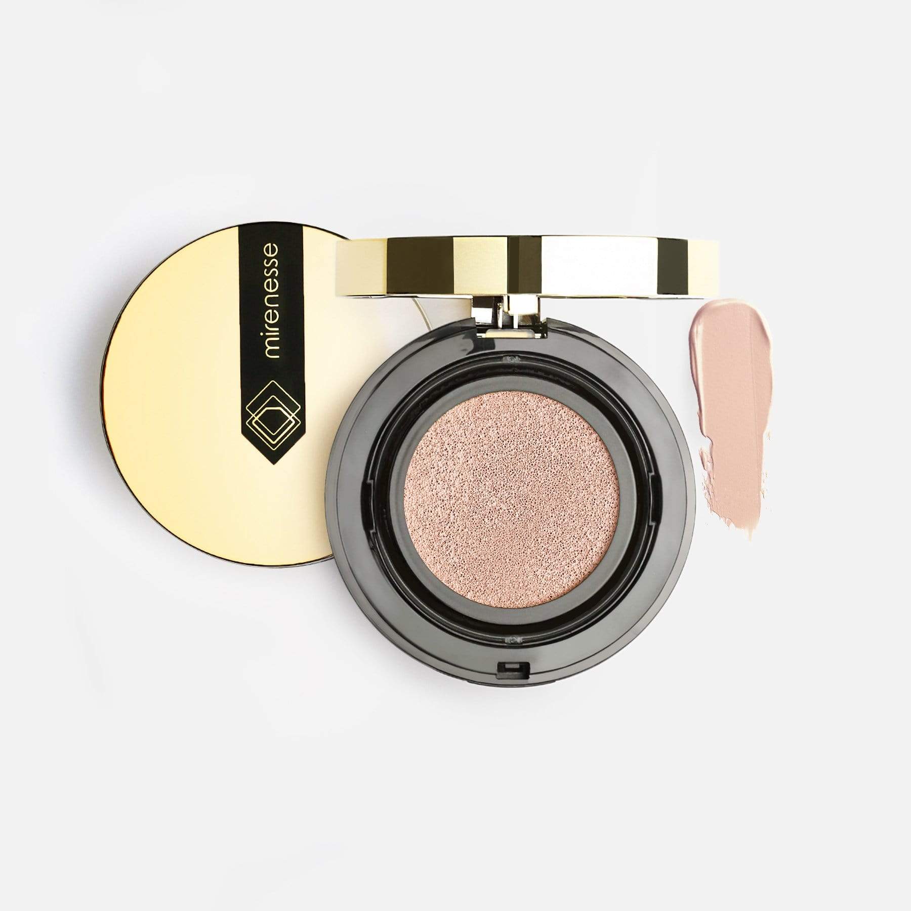 MIRENESSE FOUNDATION 10 Collagen Cushion Compact Foundation- Winner Best Foundation(round)