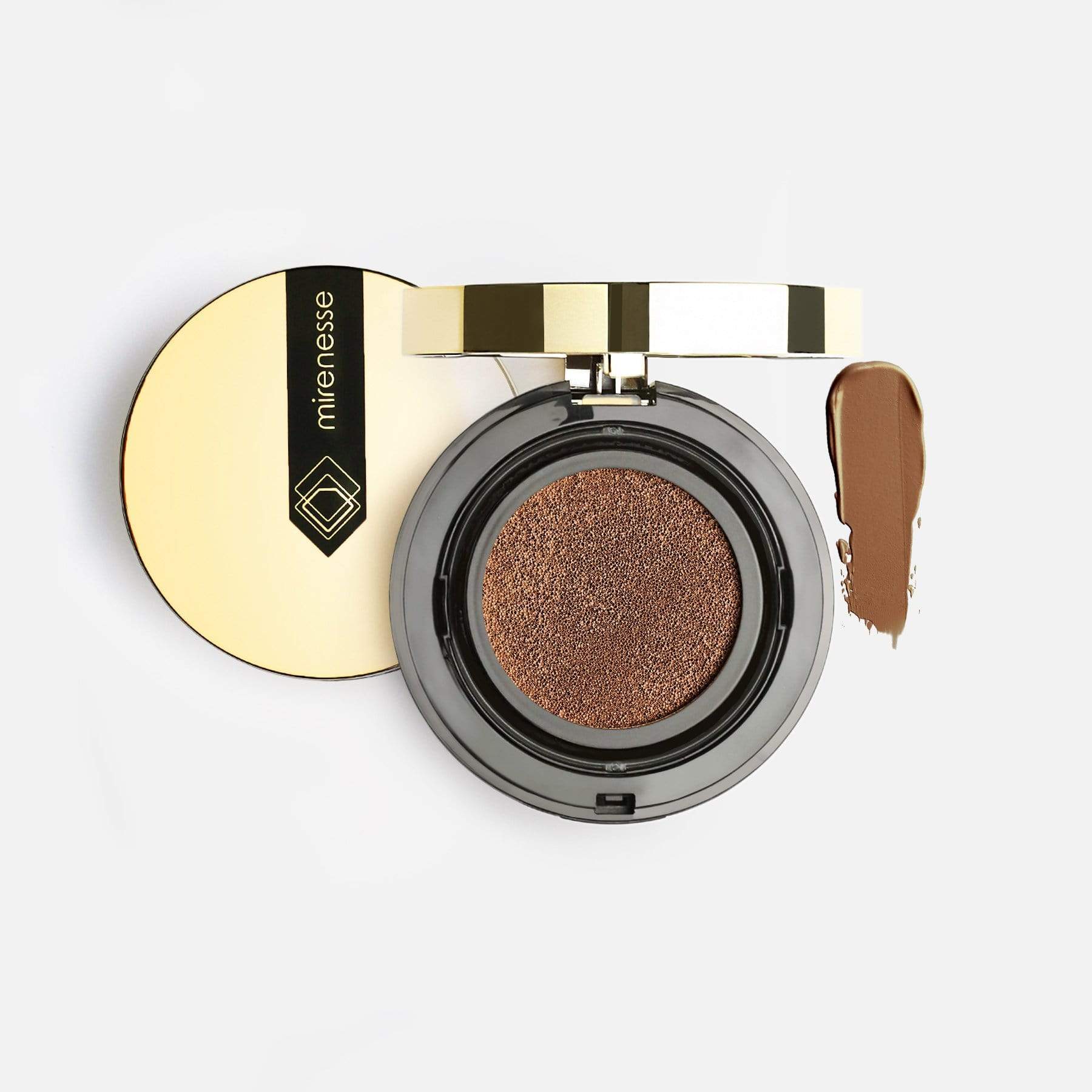 MIRENESSE FOUNDATION 10 Collagen Cushion Compact Foundation- Winner Best Foundation(round)