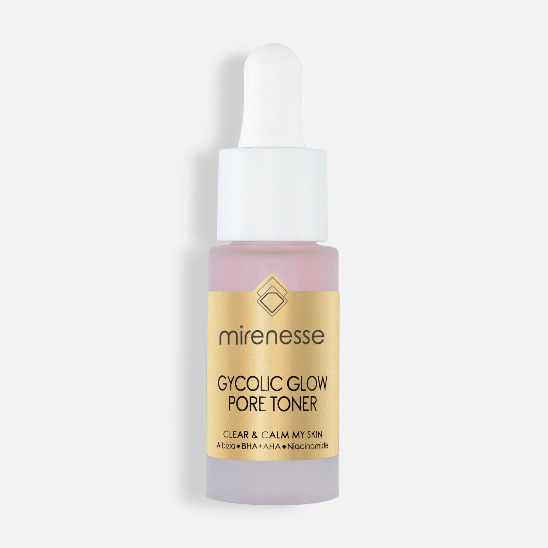 MIRENESSE SKINCARE 10g/ 0.35oz New Glycolic Glow Pore Toner Mini-Glass Skin Overnight