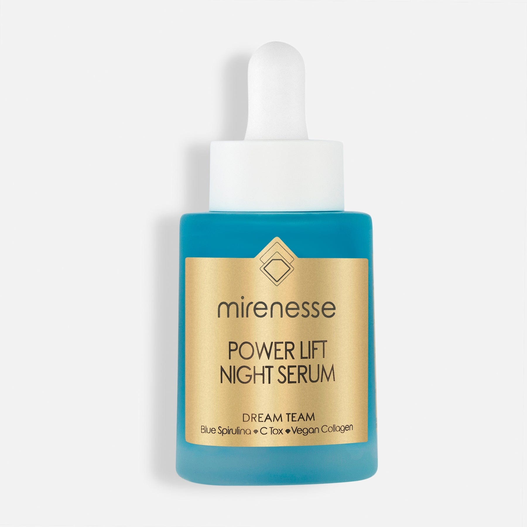 MIRENESSE SKINCARE 30g/ 1.05oz Power Lift Night Serum - Snow Mushroom Vitamin C Algae Collagen