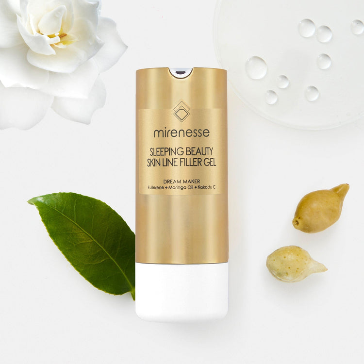 MIRENESSE SKINCARE 30g/ 1.05oz Sleeping Beauty Skin Line Filler Gel -With Fullerene Anti Dark Spots Anti-Ageing