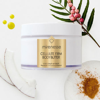 MIRENESSE SKINCARE 200g/ 7oz Cellulite Firm Body Butter-Coconut My Butt