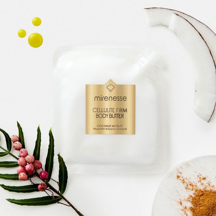 MIRENESSE SKINCARE 20g/ 0.7oz Cellulite Firm Body Butter Mini-Coconut My Butt