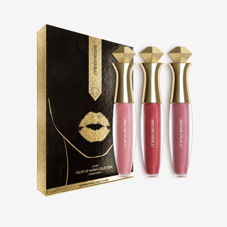 MIRENESSE LIP Lip Lift VelvetLip Mania Box - 3 Pce Mini Size