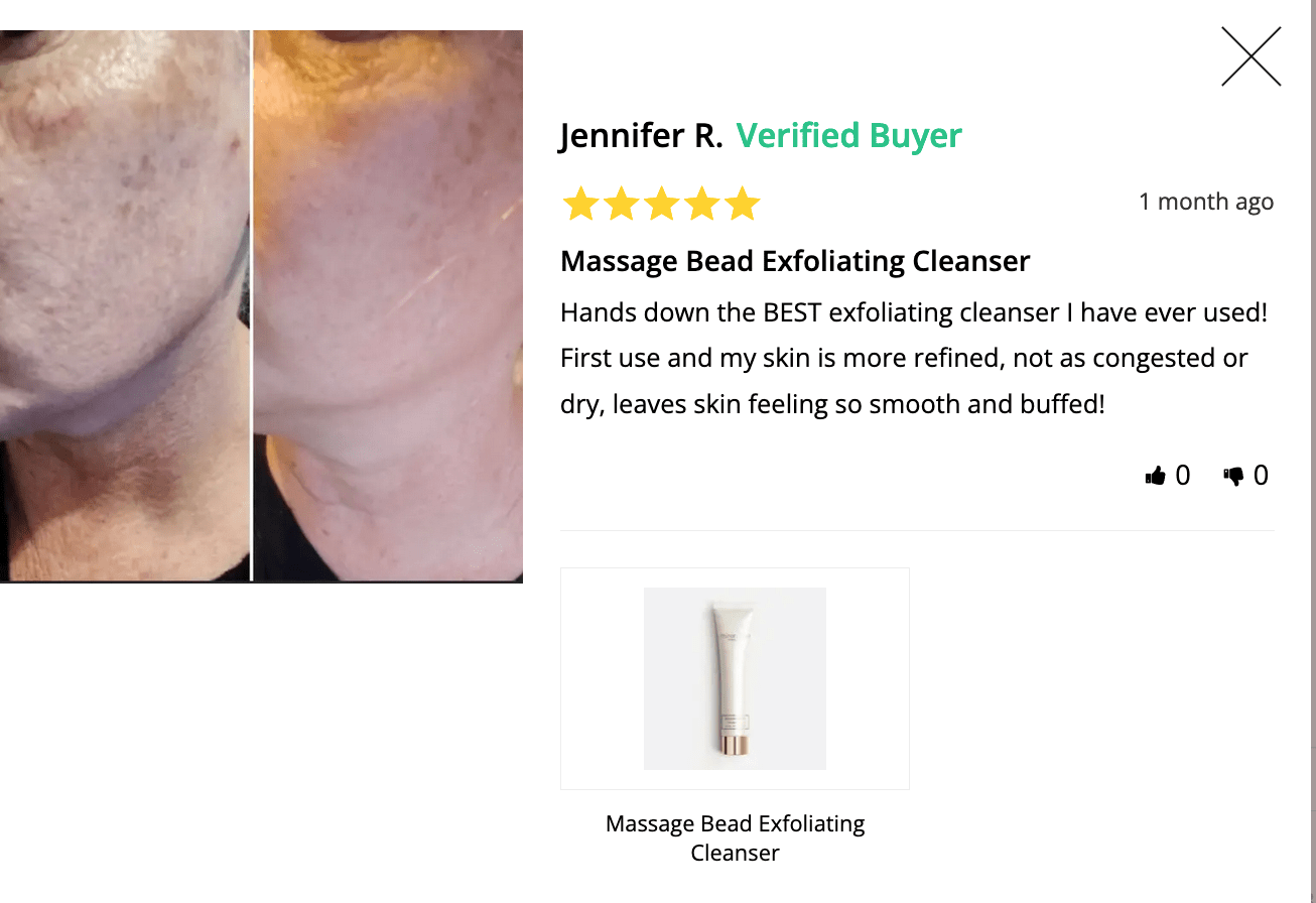 MIRENESSE CLEANSER 60g / 2oz Massage Bead Scrub Exfoliating Cleanser
