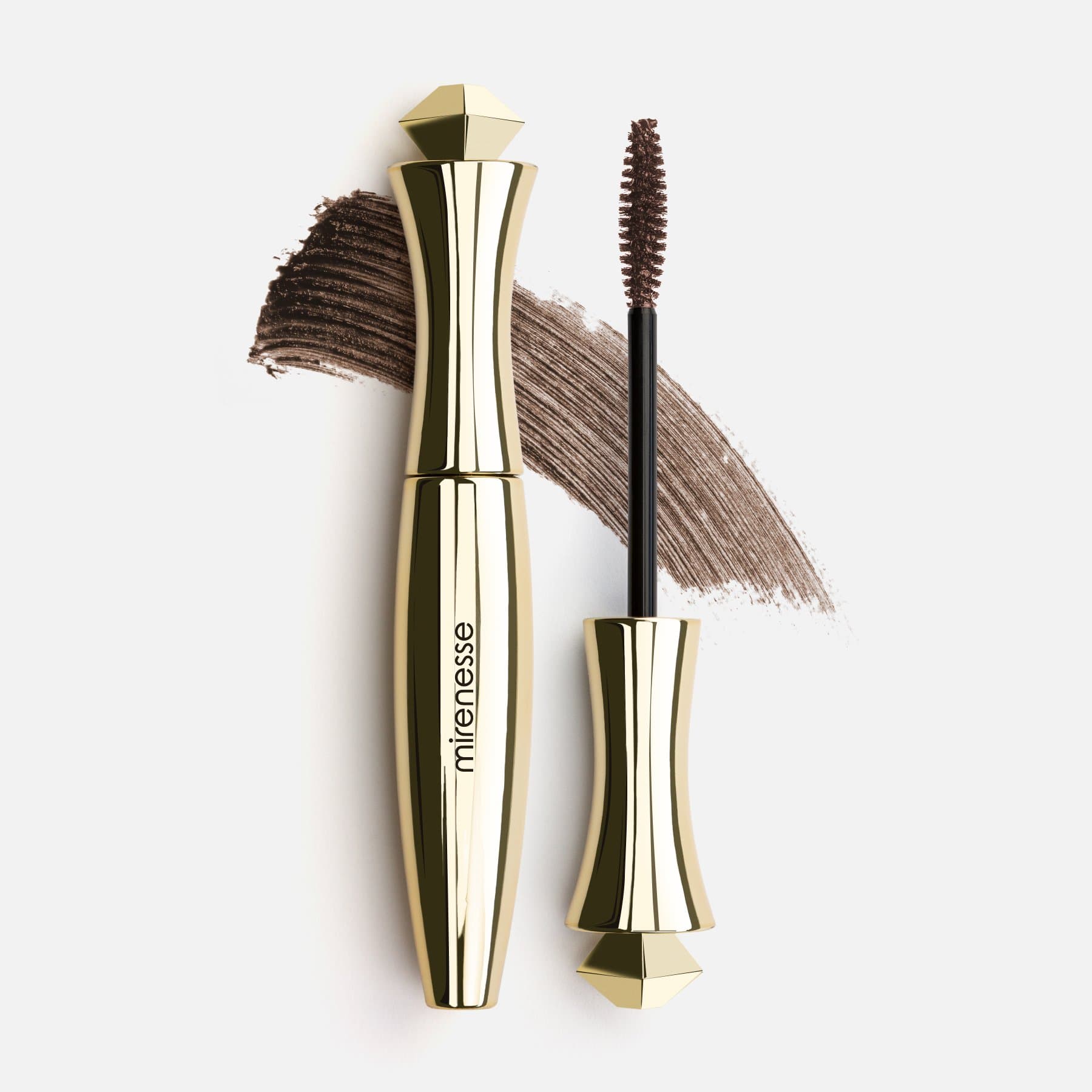 MIRENESSE PACK EYE Twin Secret Weapon 24hr Tubing Mascara Kit - Original Brown