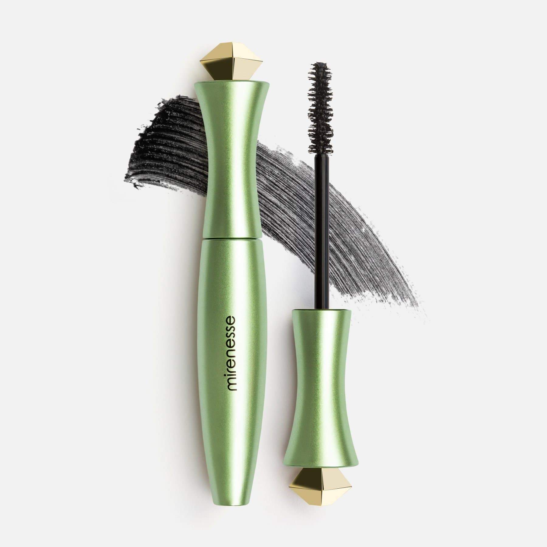 MIRENESSE MASCARA 10g/0.35oz / Black Organic 24hr Mascara Tubing Black - Winner 13 Best Mascara Awards