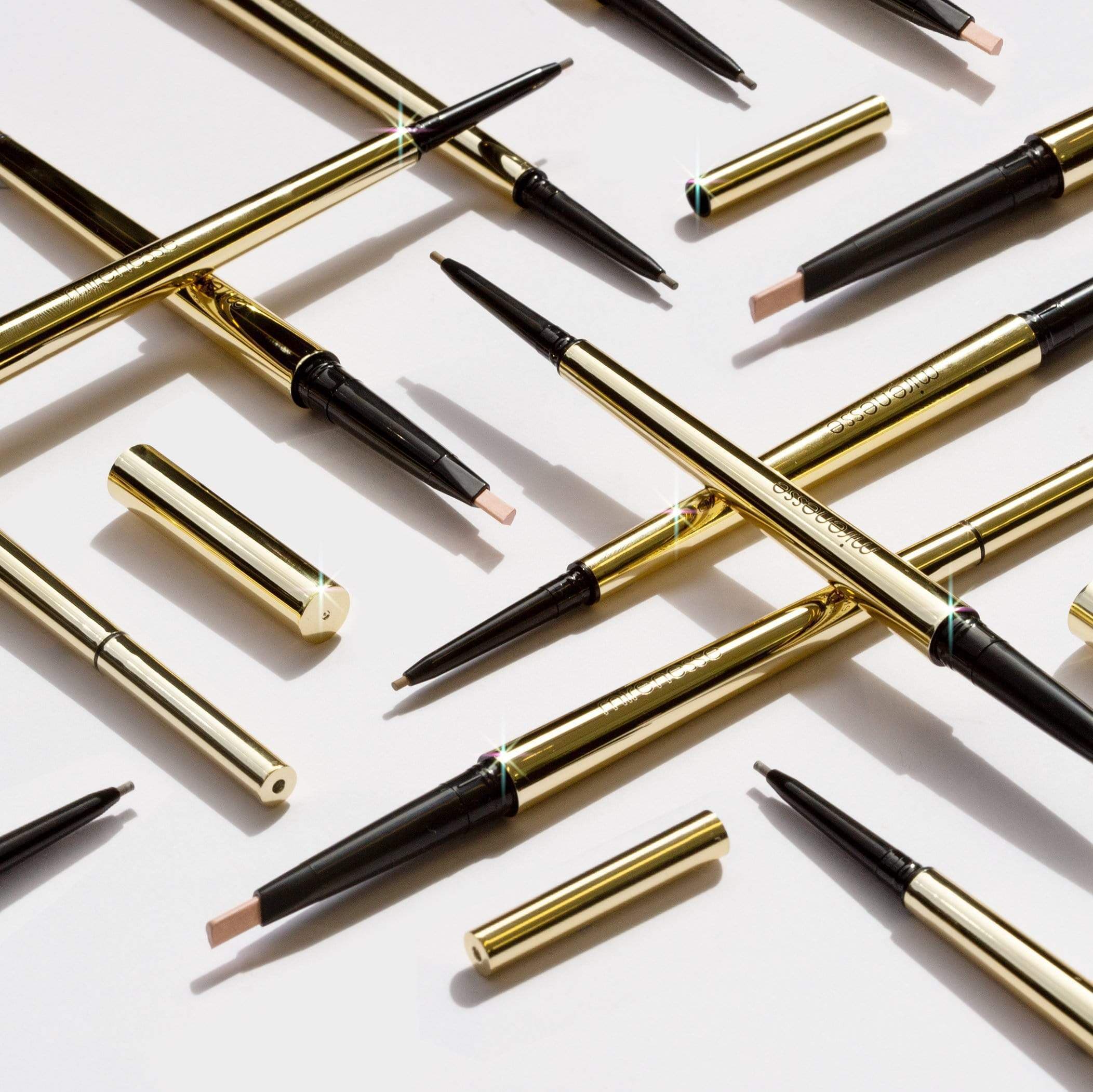 MIRENESSE BROW 0.2g/0.05g / 0.01oz/0.002oz / 3. Cappuccino All Day Micro Brow Pencil + Definer Crayon 3. Cappuccino