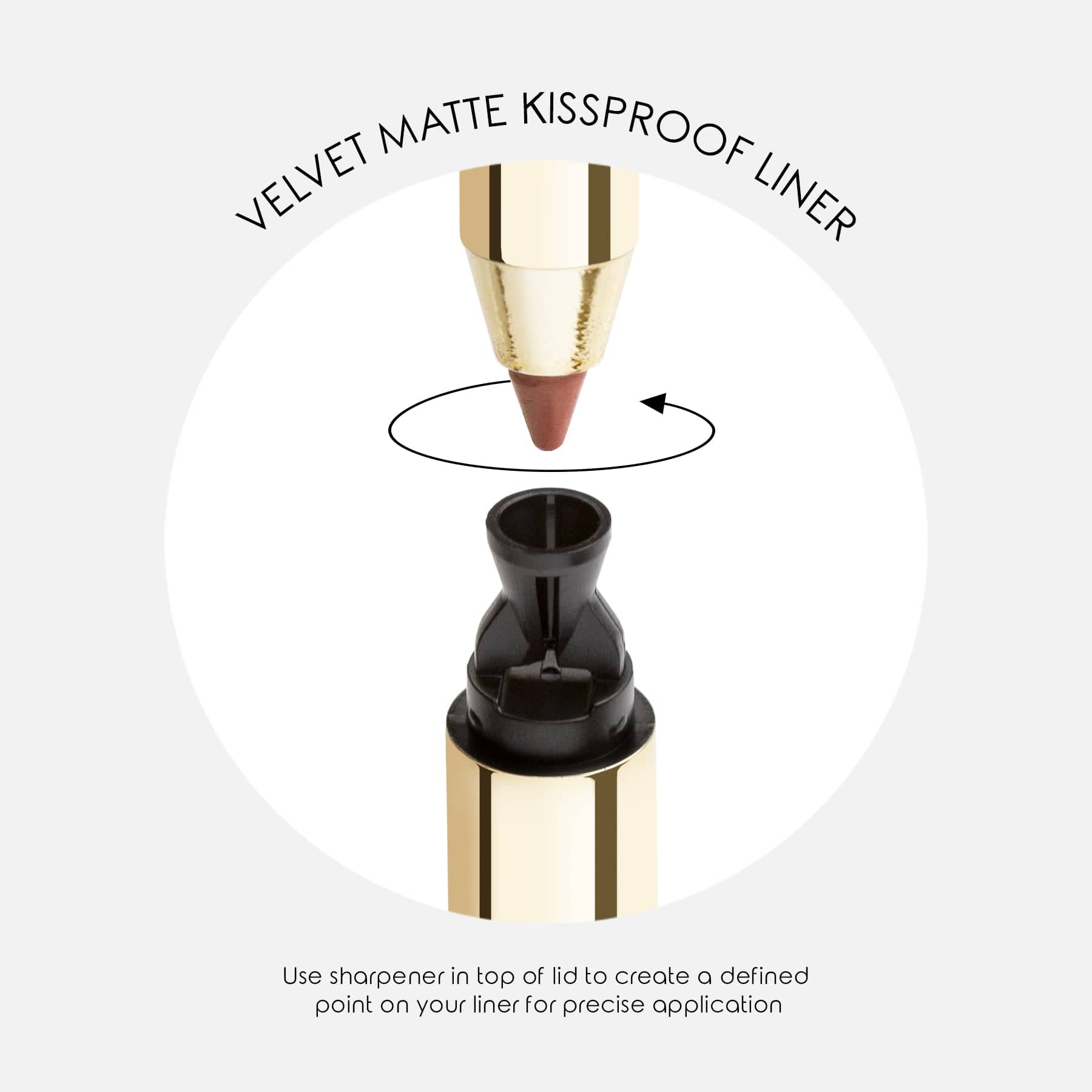 MIRENESSE LIP LINER All Day Velvet Matte Kissproof Liner 7. Baby Nude