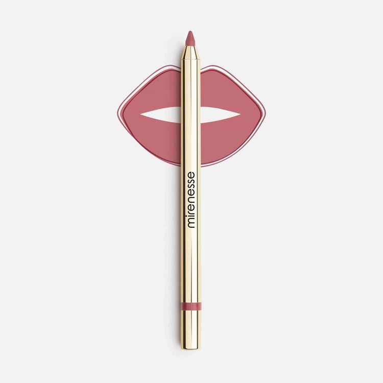 MIRENESSE LIP LINER 0.4g / .01oz / 3.Of Rose All Day Velvet Matte Kissproof Liner 3. Of Rose