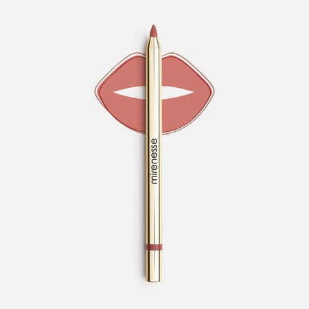 MIRENESSE LIP LINER 0.4g / .01oz / 4 .Of Nude All Day Velvet Matte Kissproof Liner 4. Of Nude