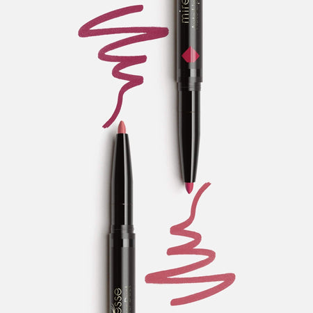 MIRENESSE LIP LINER 2x0.25g / 0.01oz / 6. Rebel Roses Auto Lip Liner Duet 6. Rebel Roses