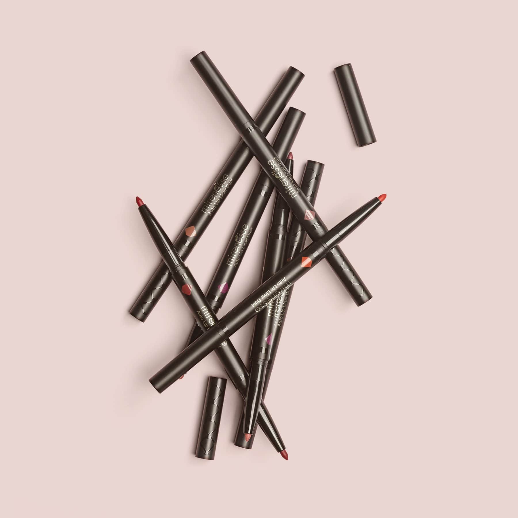 MIRENESSE LIP LINER 2x0.25g / 0.01oz / 7. Cherry Delights Auto Lip Liner Duet 7. Cherry Delights