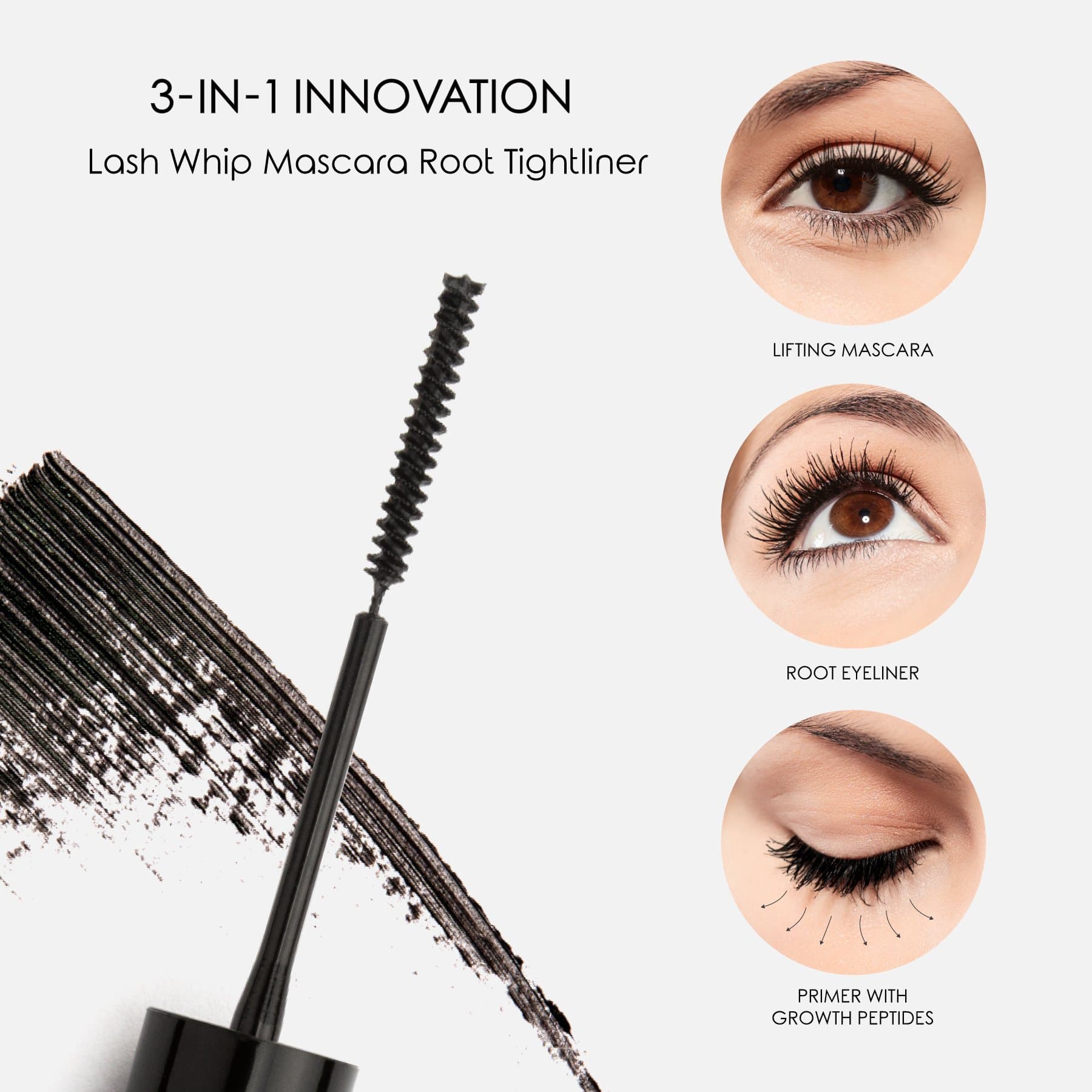 MIRENESSE PACK EYE Lash Whip Twin Secret Weapon 24hr Tubing Mascara Kit