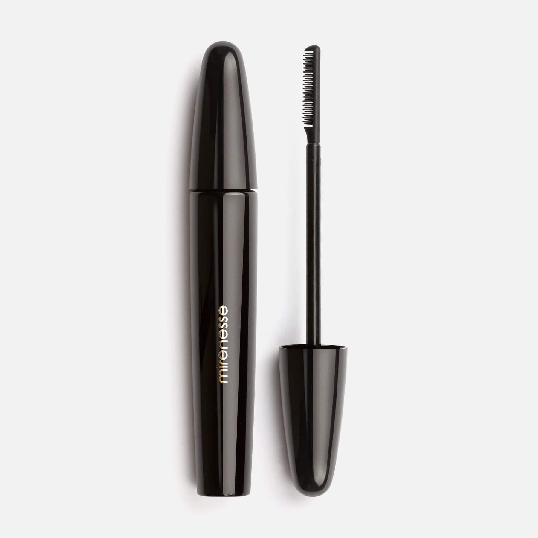 MIRENESSE MASCARA Secret Weapon Cougar Mascara Comb On 24hr Liquid Lashes Black Velvet