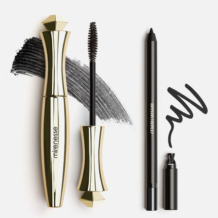 MIRENESSE PACK EYE Full Size Secret Weapon 24hr Mascara + Ink Liner- Black