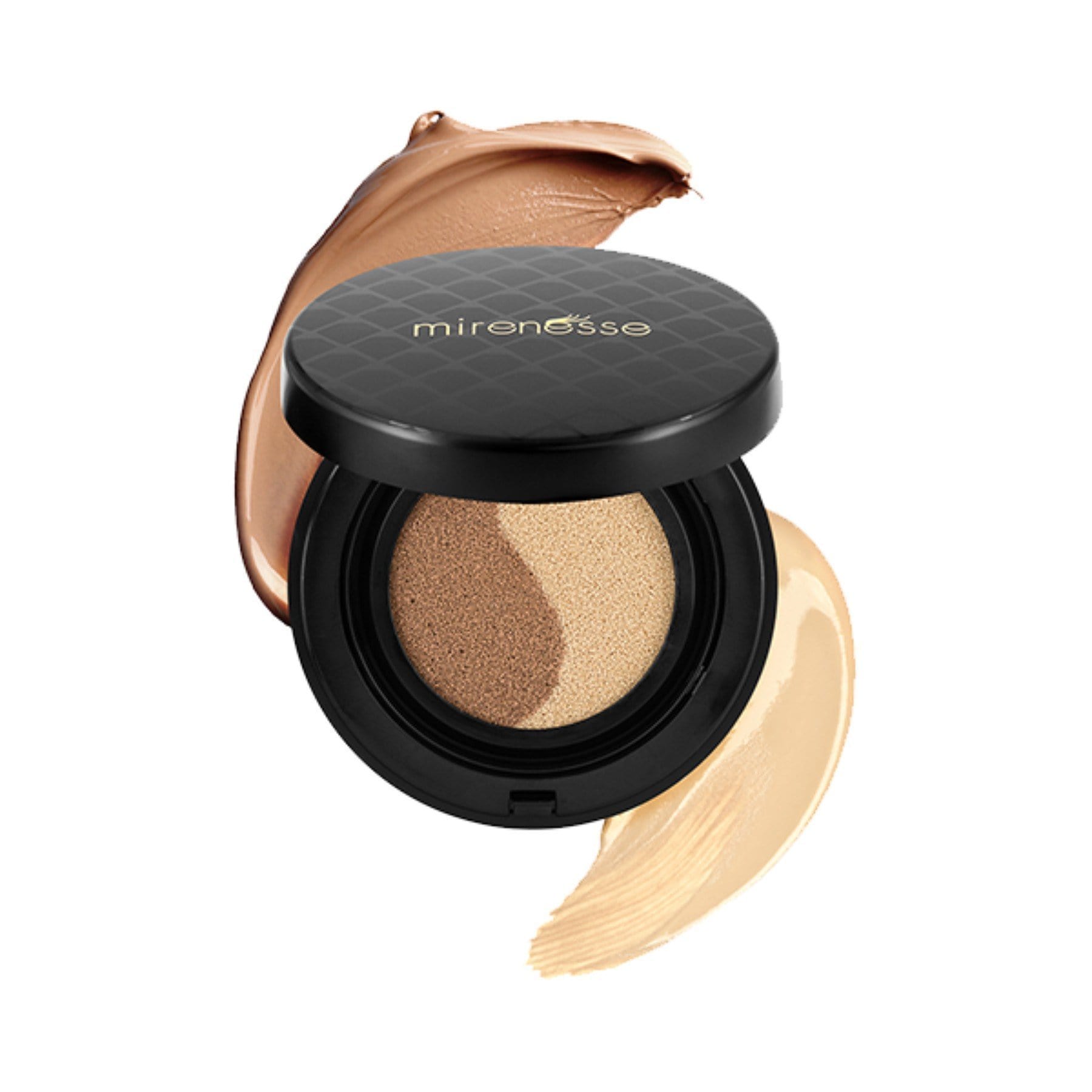 MIRENESSE FOUNDATION 15g / 0.53oz Instant Tanning Gel- 10 Collagen Face Glow Cushion Compact Bronzer